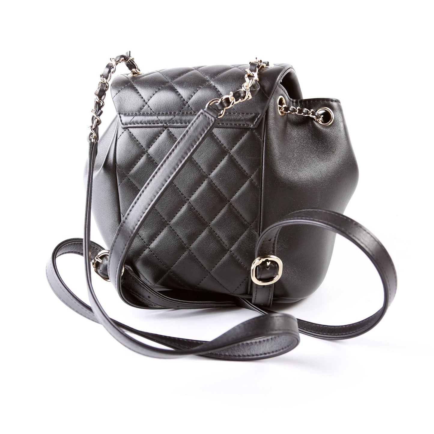Chanel Duma Backpack Lambskin RFID Black Small