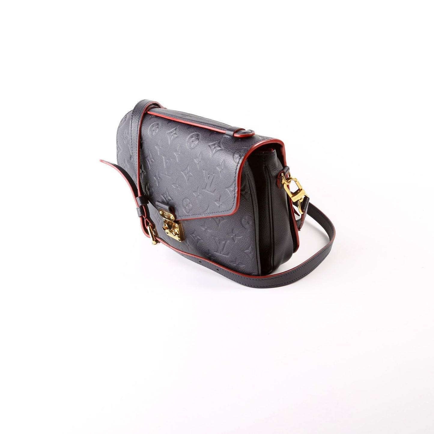 Louis Vuitton Pochette Metis Navy Empreinte Clutch Bag Navy 3