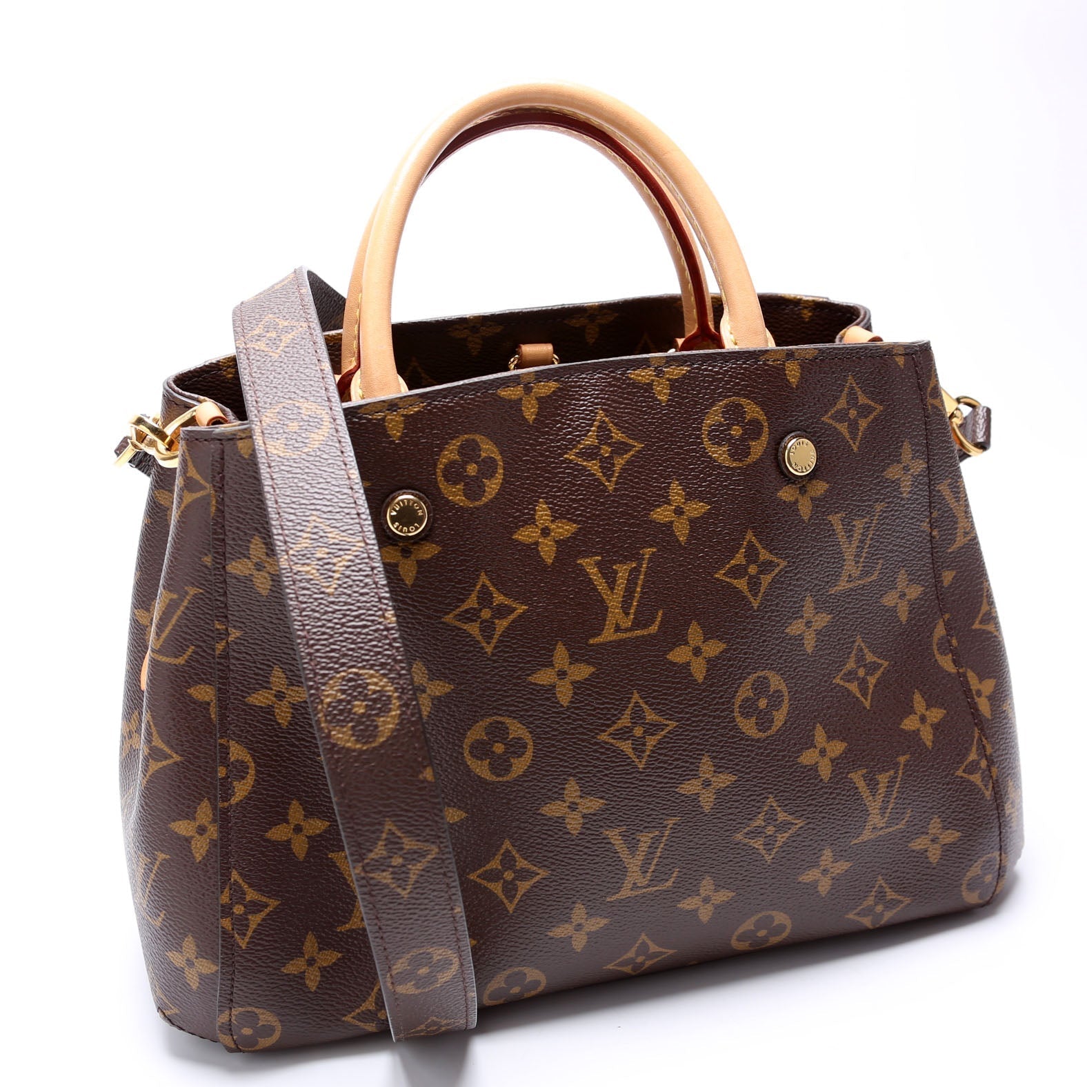 Louis Vuitton Montaigne BB Monogram Handbag Monogram 10