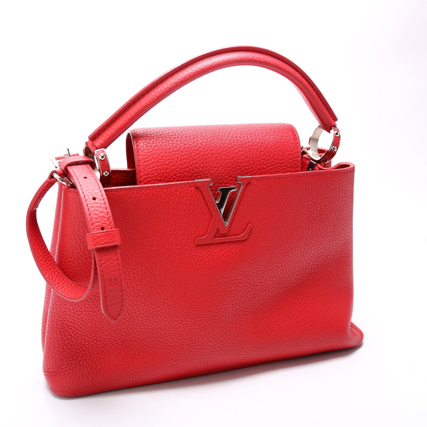 Louis Vuitton Capucines PM Taurillon Red Hat