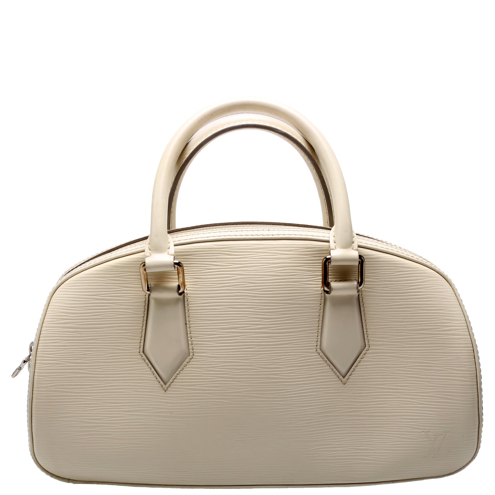 Louis Vuitton Jasmine Epi White Handbag