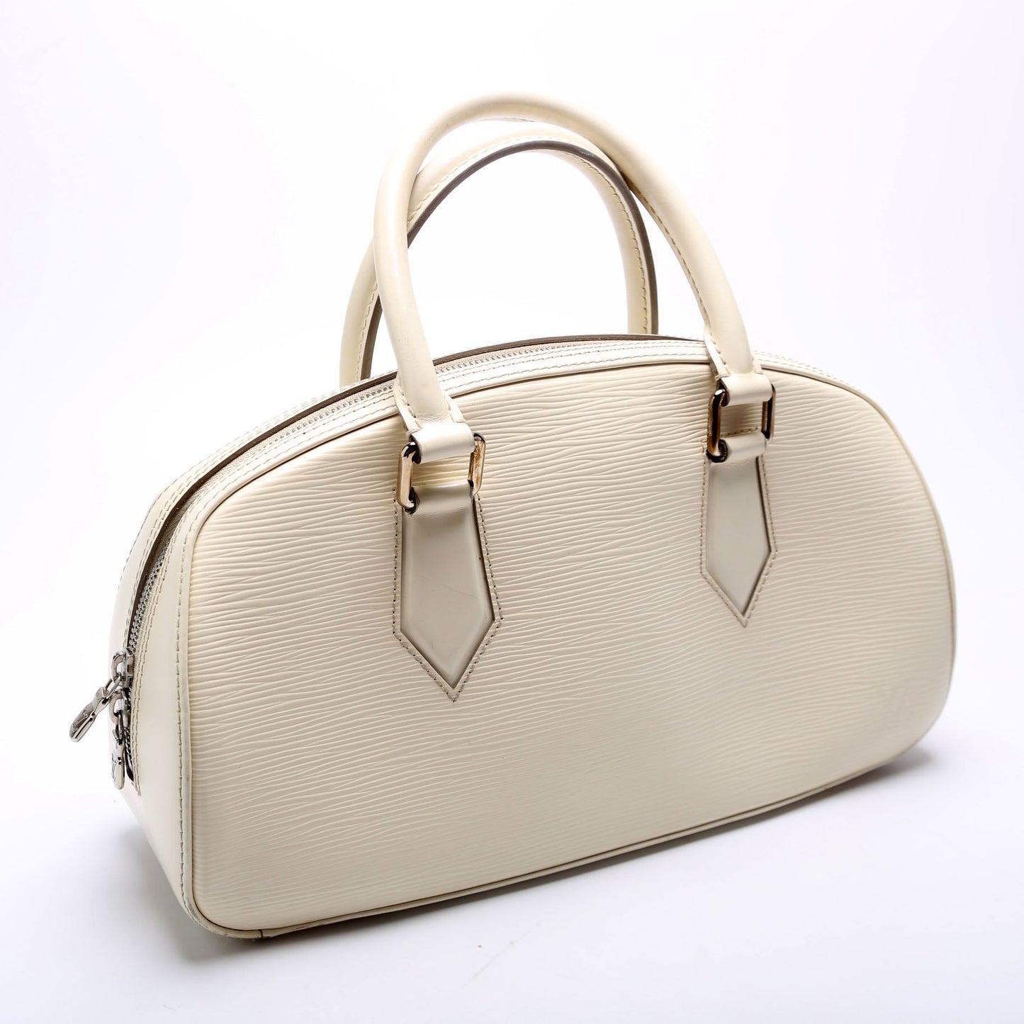 Louis Vuitton Jasmine Epi White Handbag