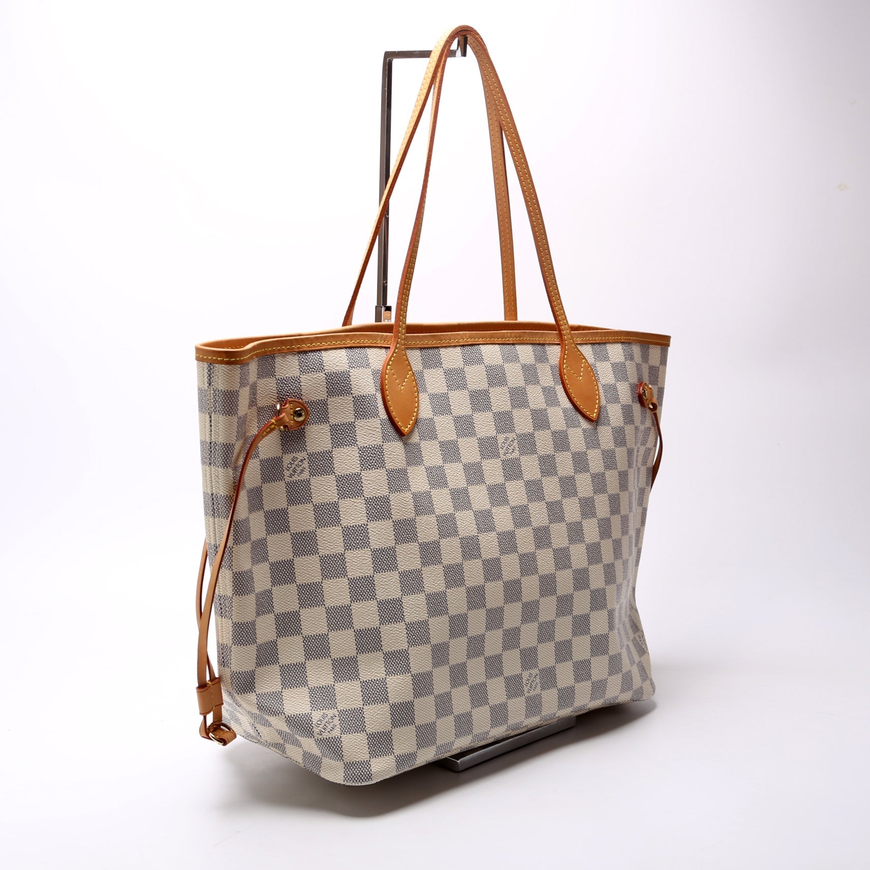 Louis Vuitton Neverfull MM Azur Damier Tote Bag Azur 54