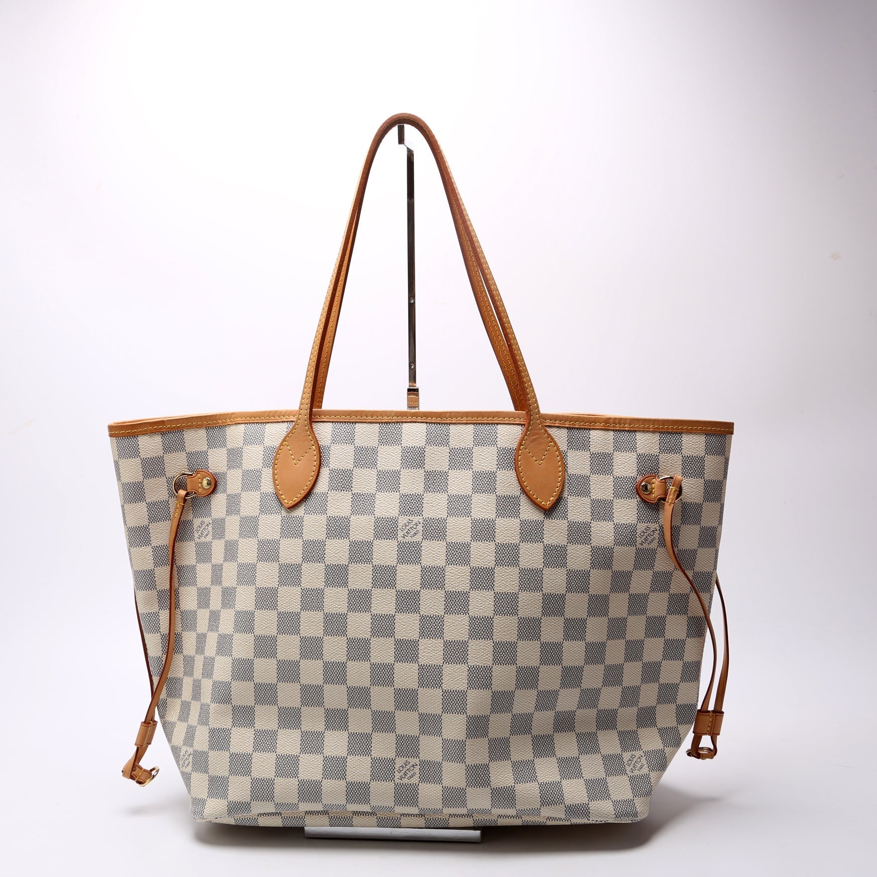 Louis Vuitton Neverfull MM Azur Damier Tote Bag Azur 54