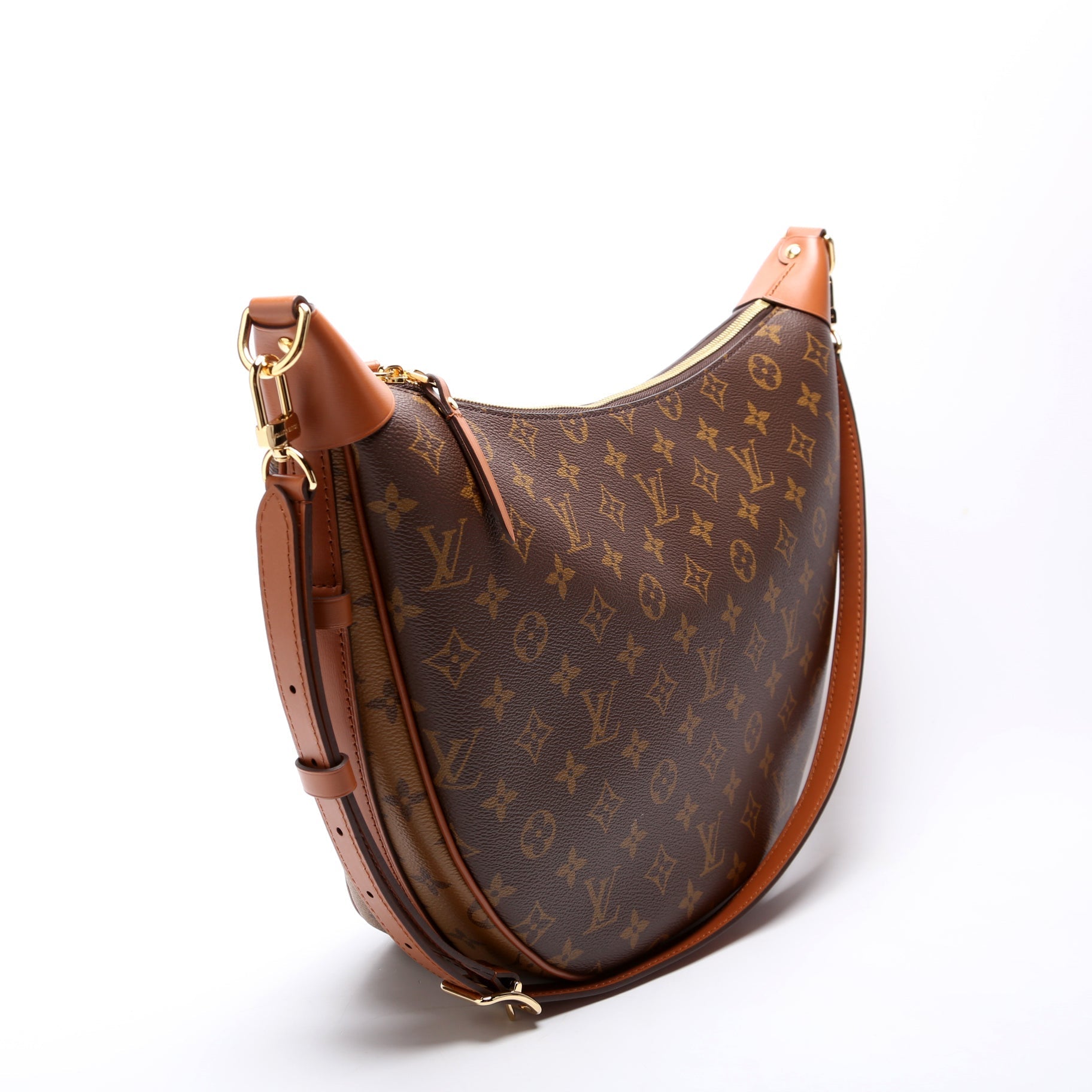 Louis Vuitton Loop Reverse Monogram Shoulder Bag Monogram 8
