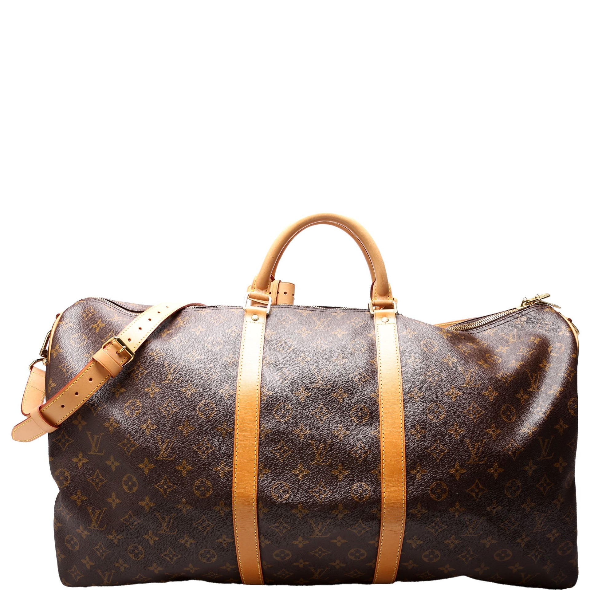 Louis Vuitton Keepall 60 Bandouliere Monogram Travel Bag Bandouliere 4
