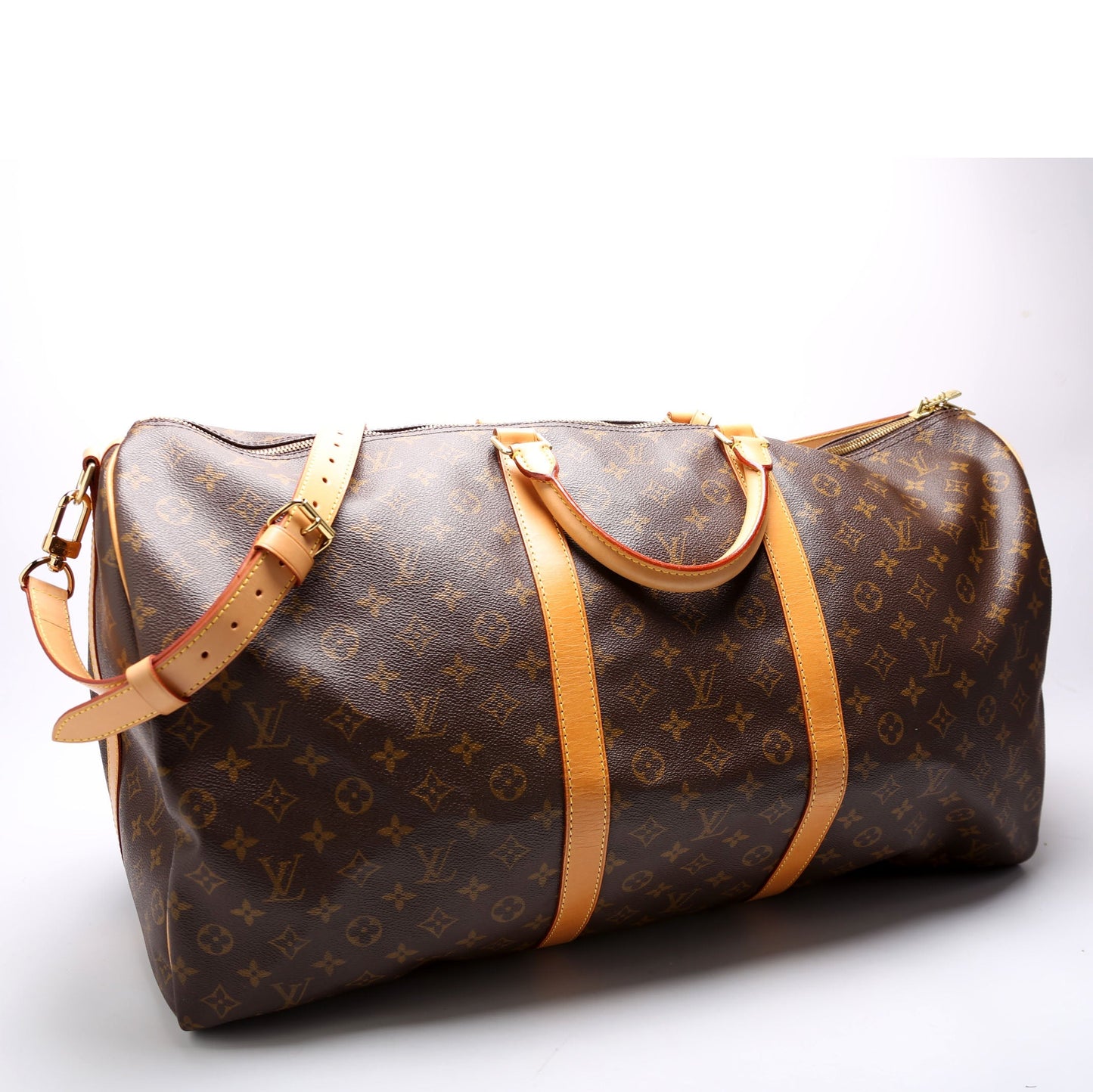 Louis Vuitton Keepall 60 Bandouliere Monogram Travel Bag Bandouliere 4
