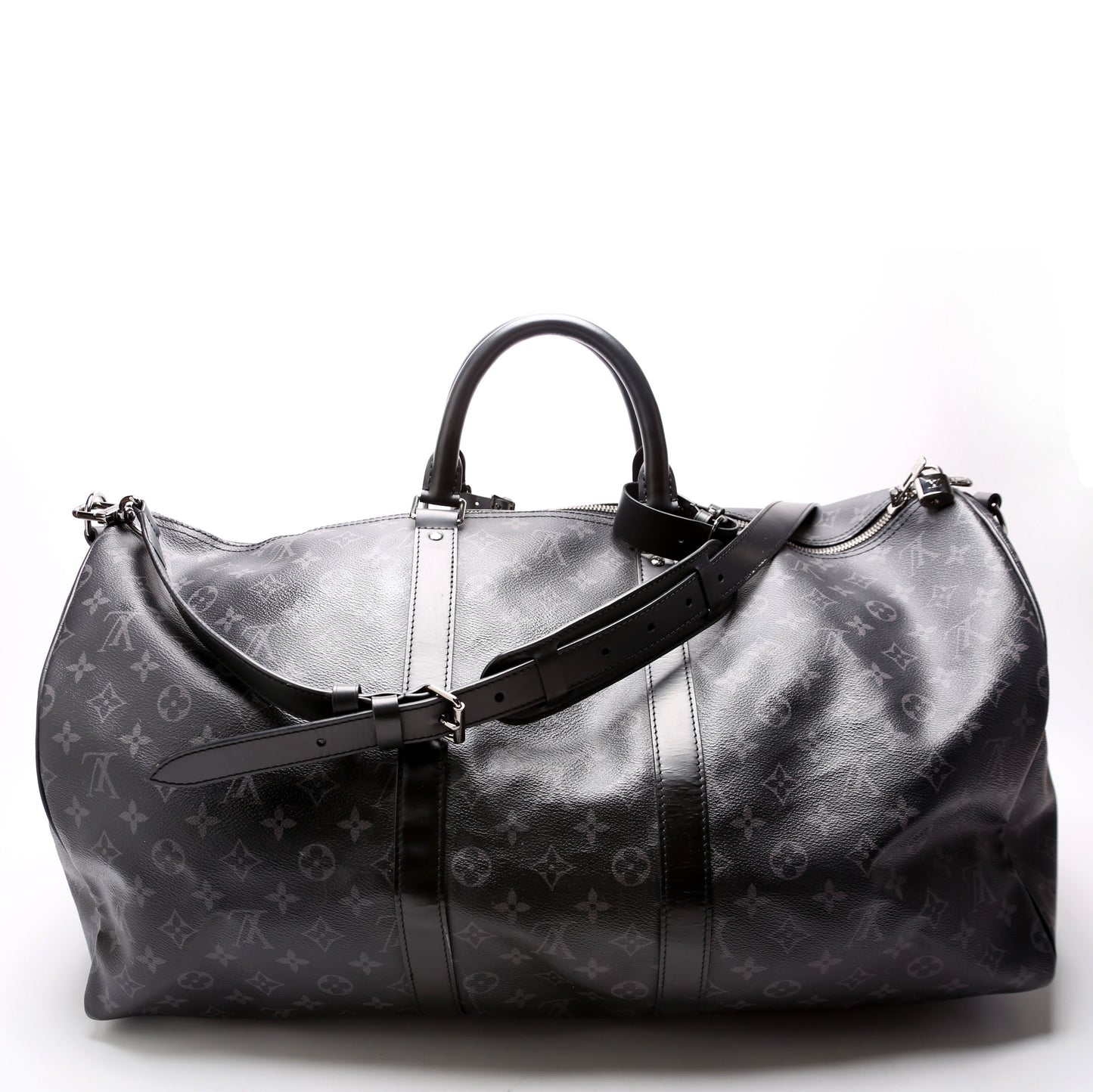 Louis Vuitton Keepall 55 Bandouliere Eclipse Travel Bag