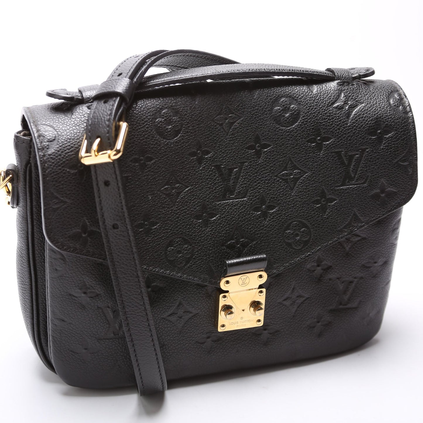 Louis Vuitton Pochette Metis Empreinte Black Clutch Bag Empreinte Black