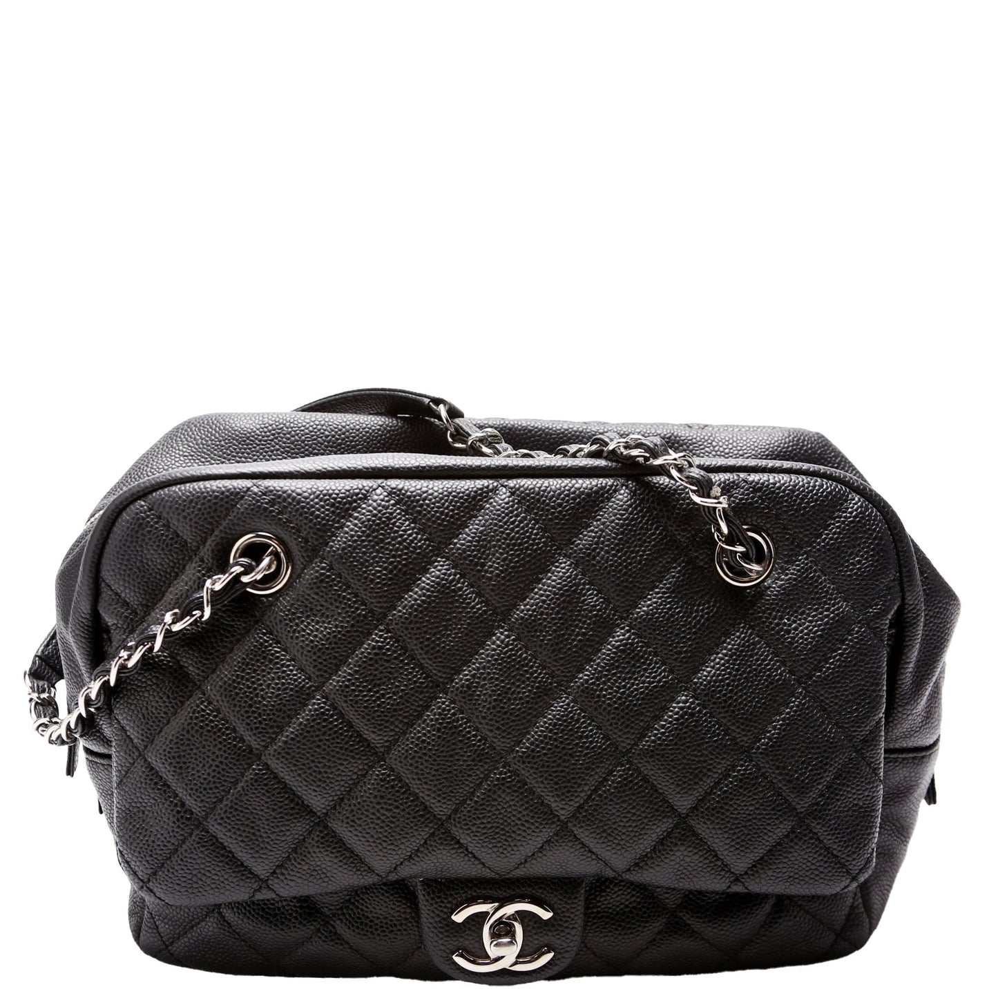 Chanel CC Camera Flap Caviar 20M Black Handbag