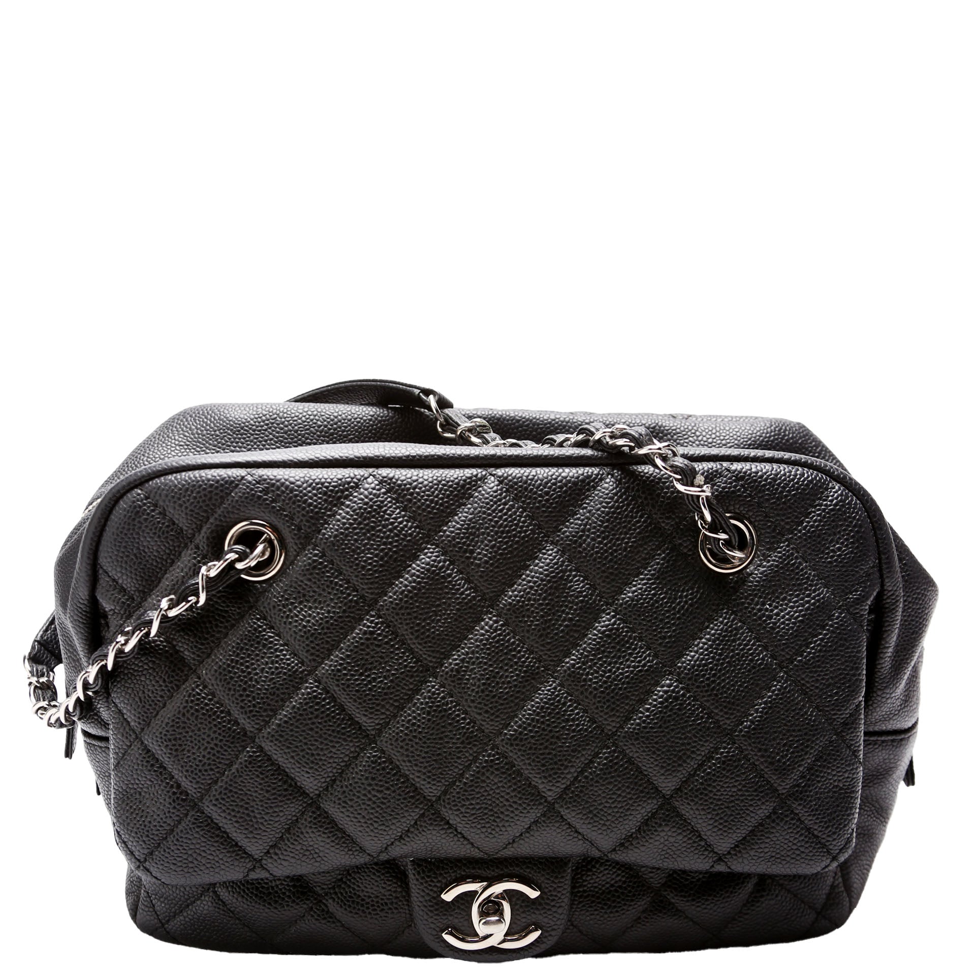 Chanel CC Camera Flap Caviar 20M Black Handbag