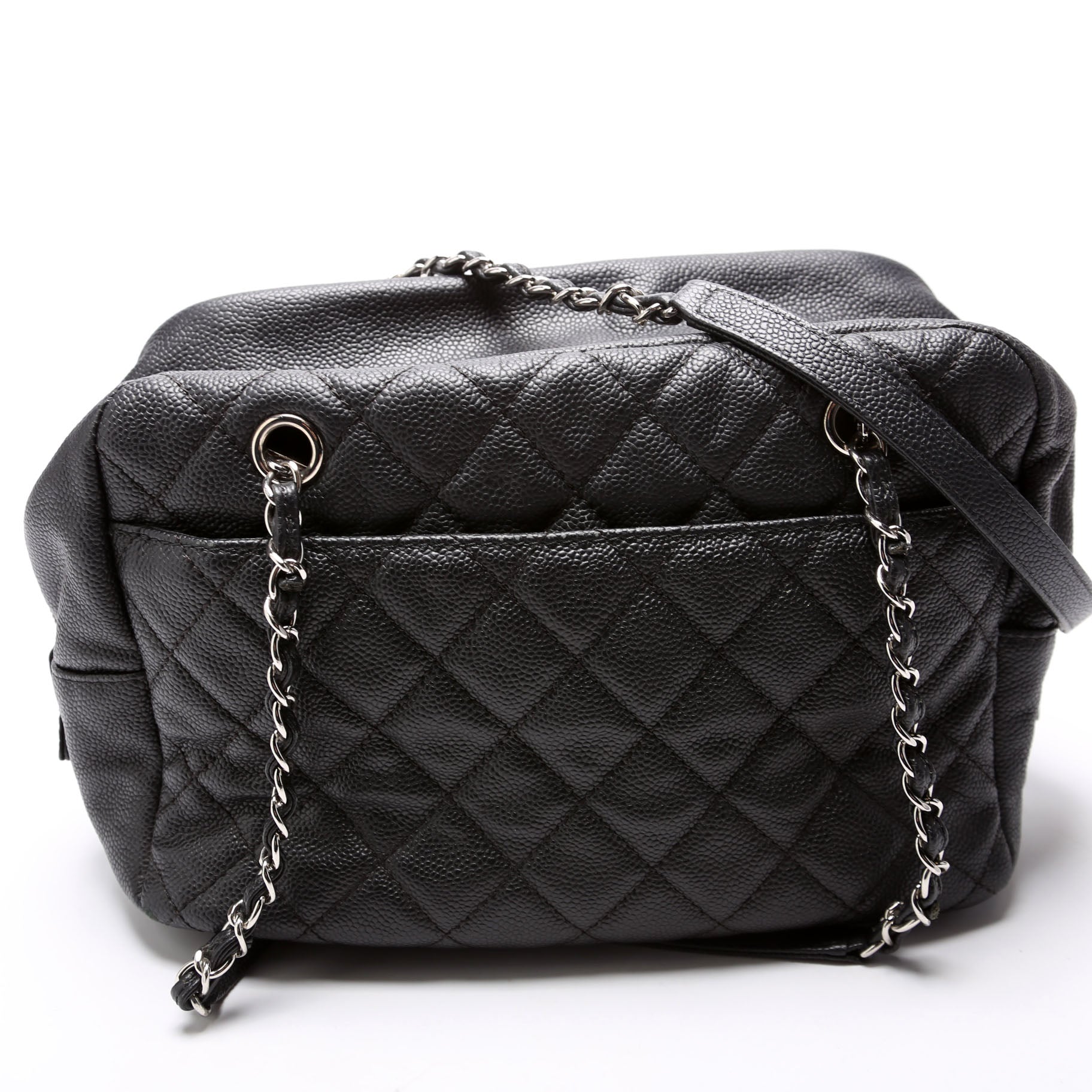 Chanel CC Camera Flap Caviar 20M Black Handbag