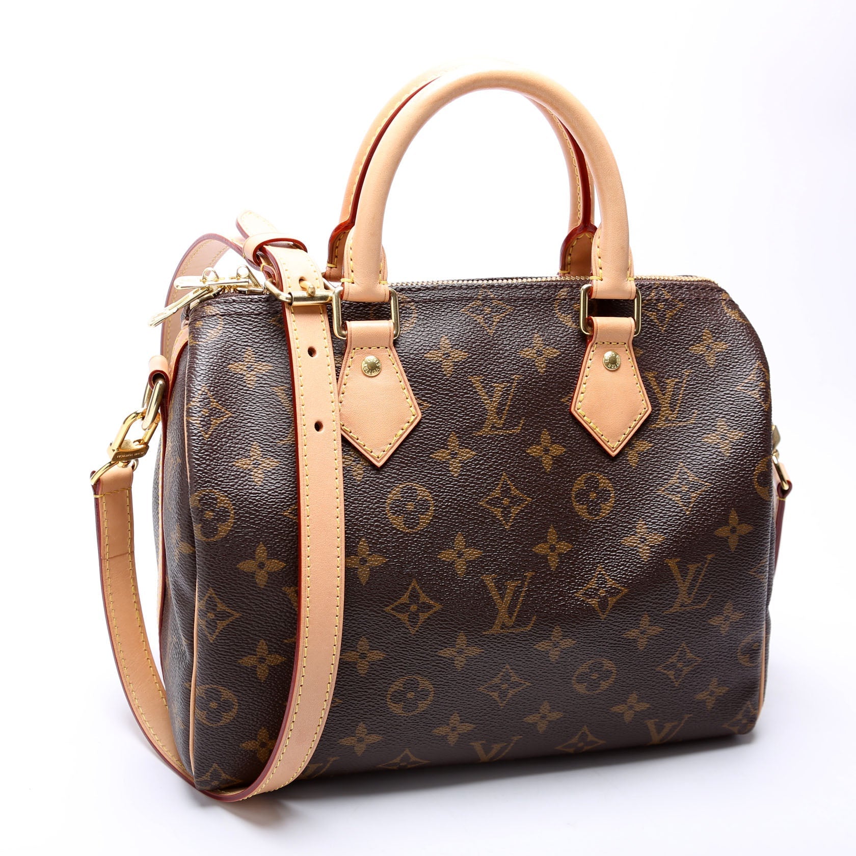 Louis Vuitton Speedy 25 Bandouliere Monogram Handbag Monogram 10