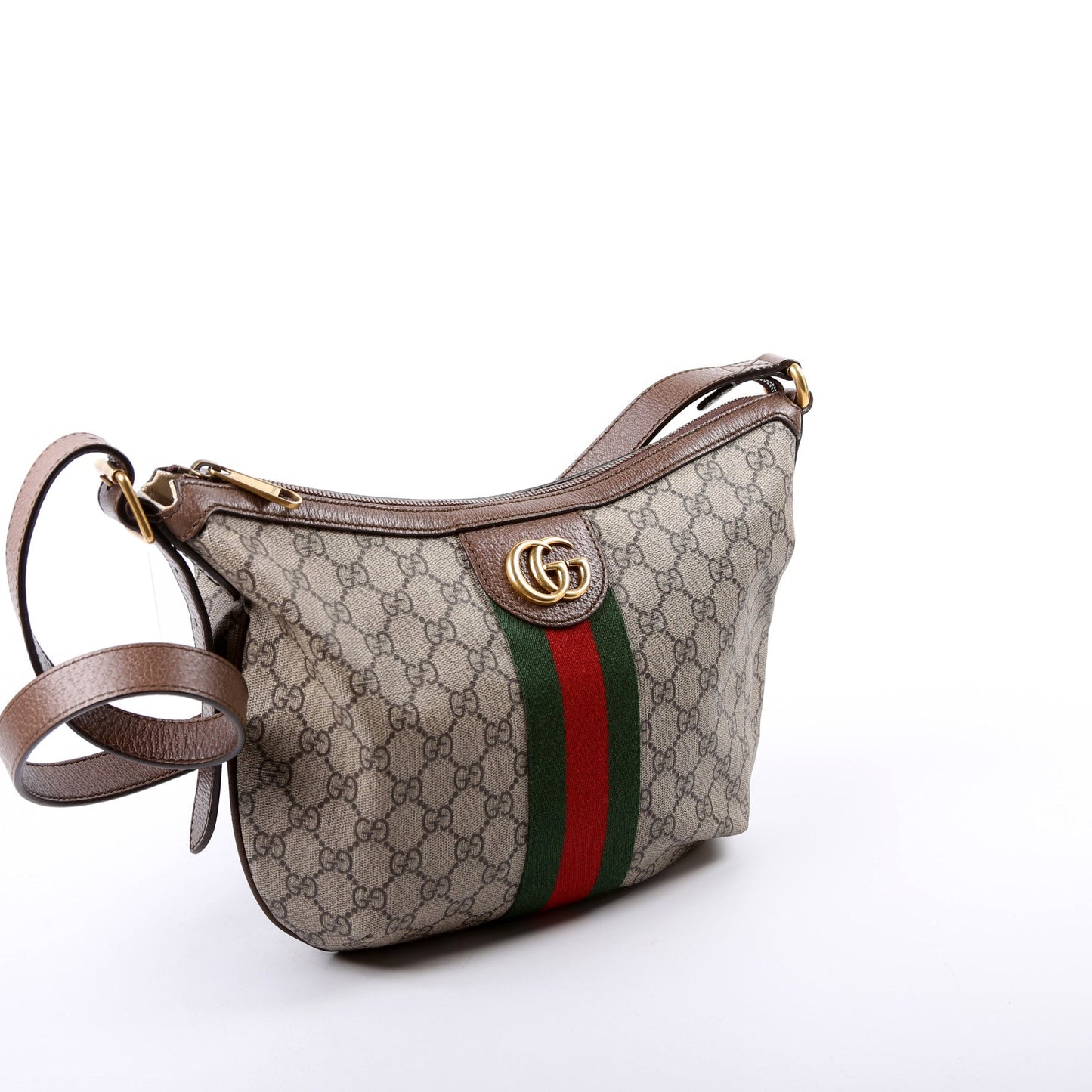 Gucci Ophidia GG Supreme Brown Small Shoulder Bag Brown 1