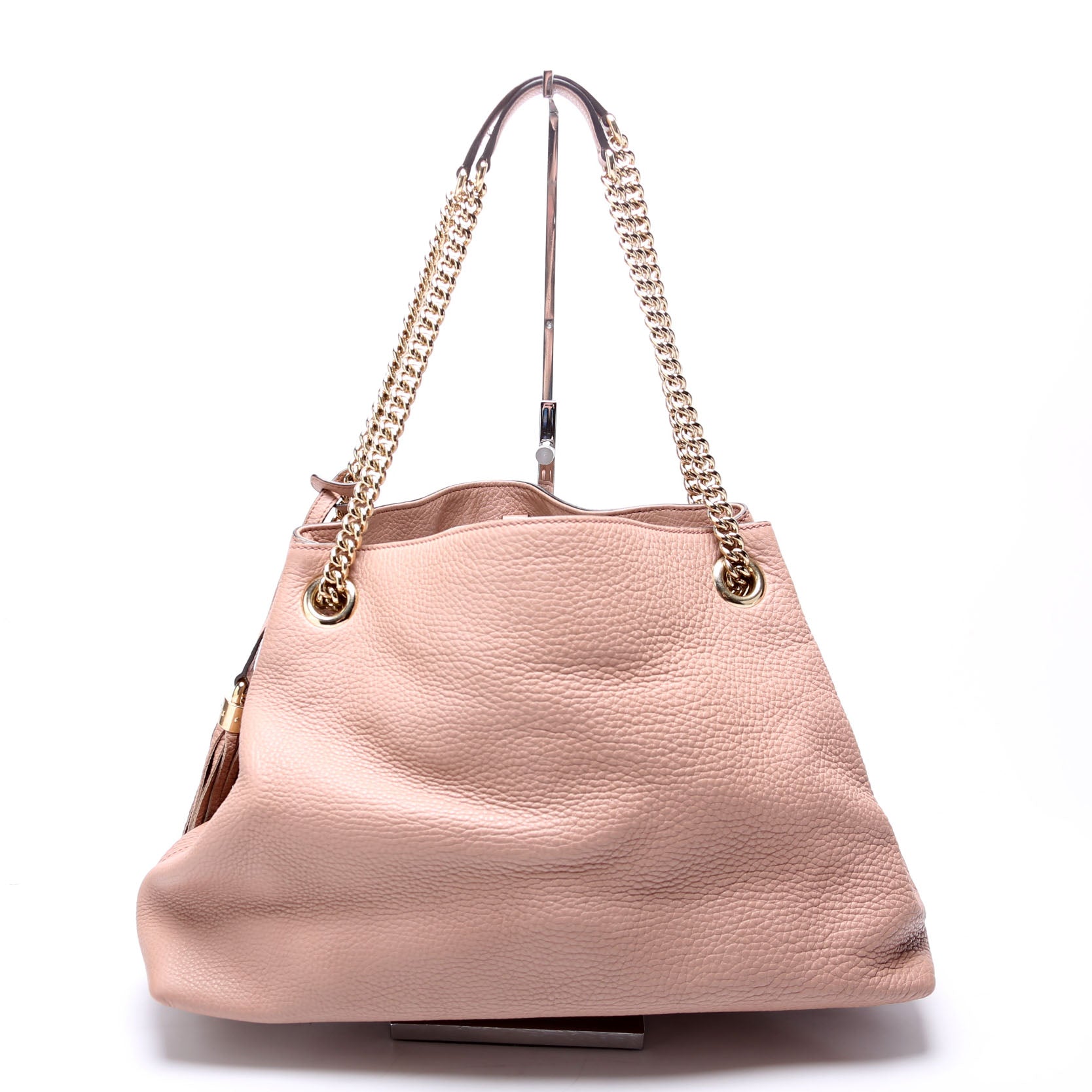 Gucci Soho Leather Beige Medium Shoulder Bag