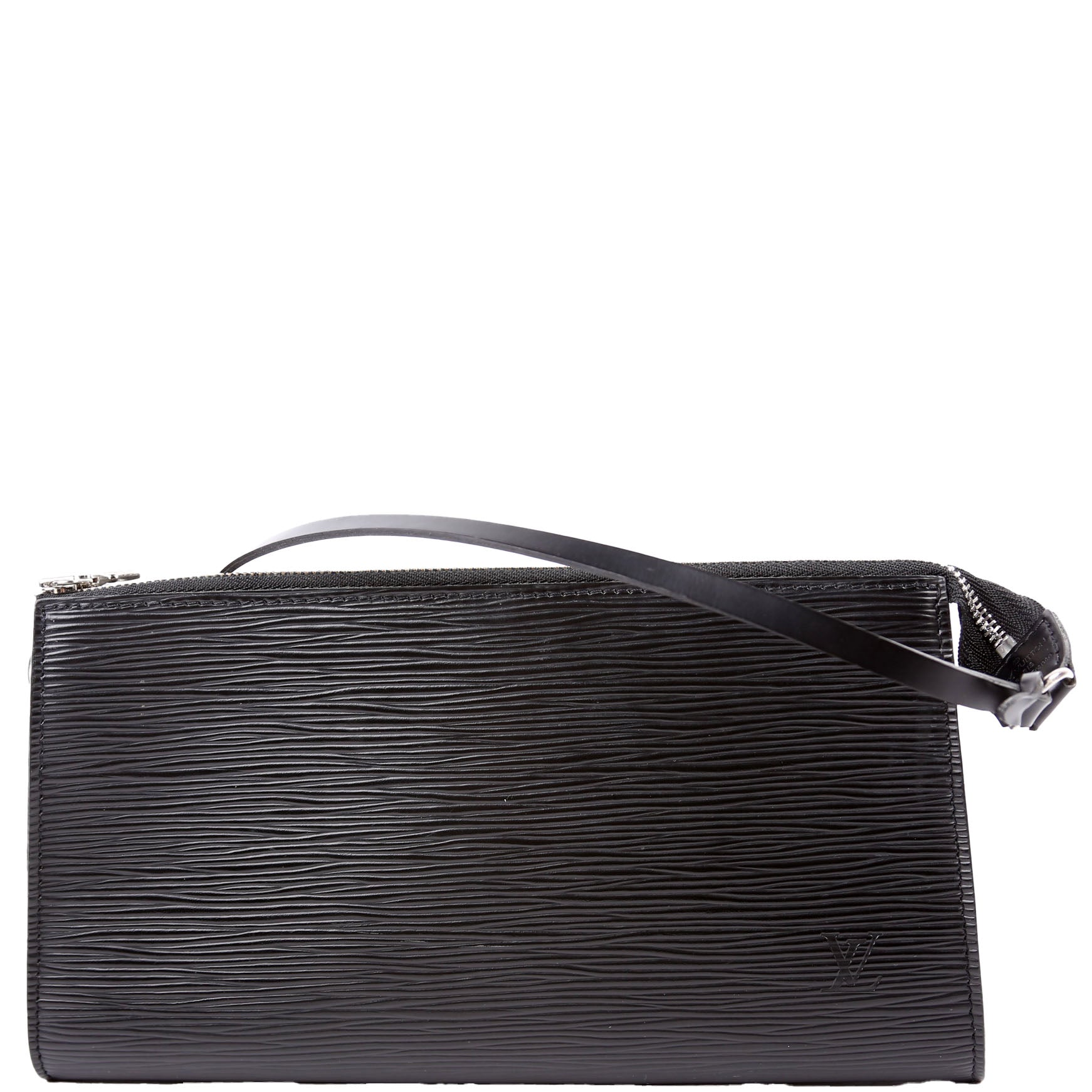 Louis Vuitton Pochette Accessories Epi Black Clutch Bag