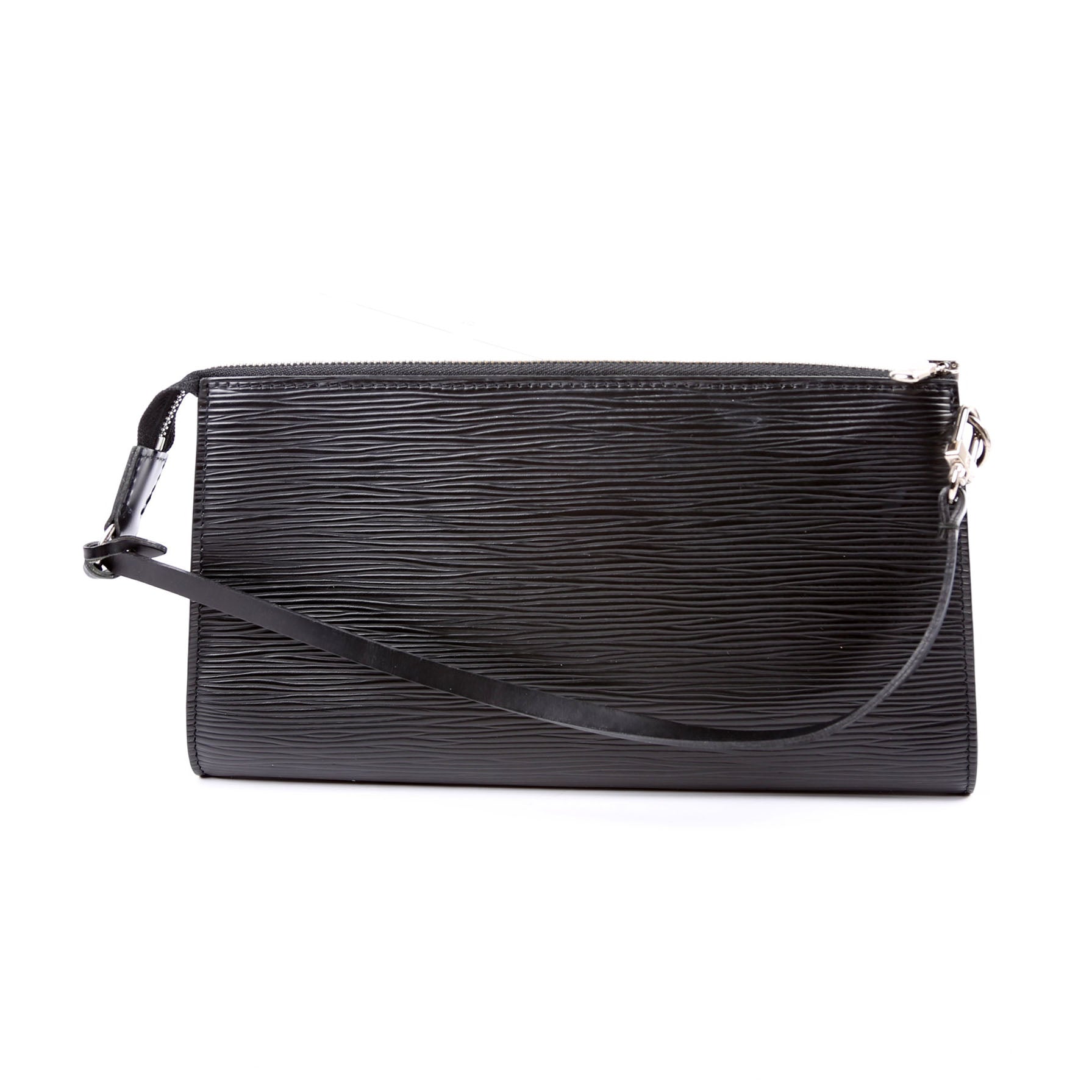 Louis Vuitton Pochette Accessories Epi Black Clutch Bag