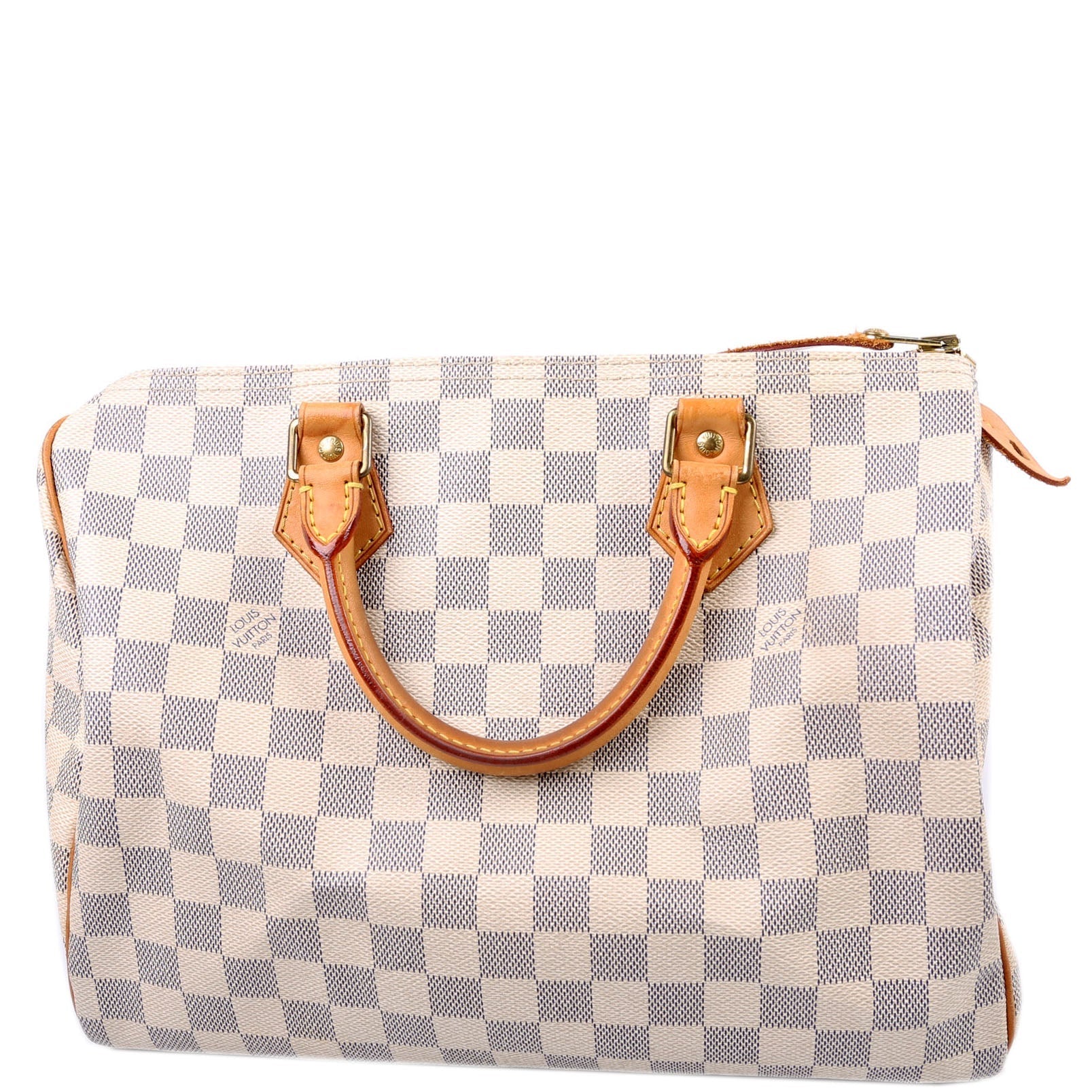 Louis Vuitton Speedy 30 Azur Damier Handbag Azur 49