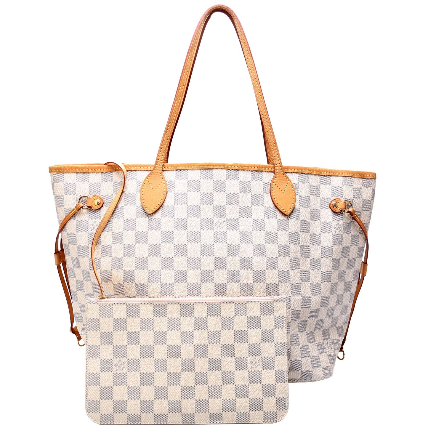 Louis Vuitton Neverfull MM Azur Wallet Case