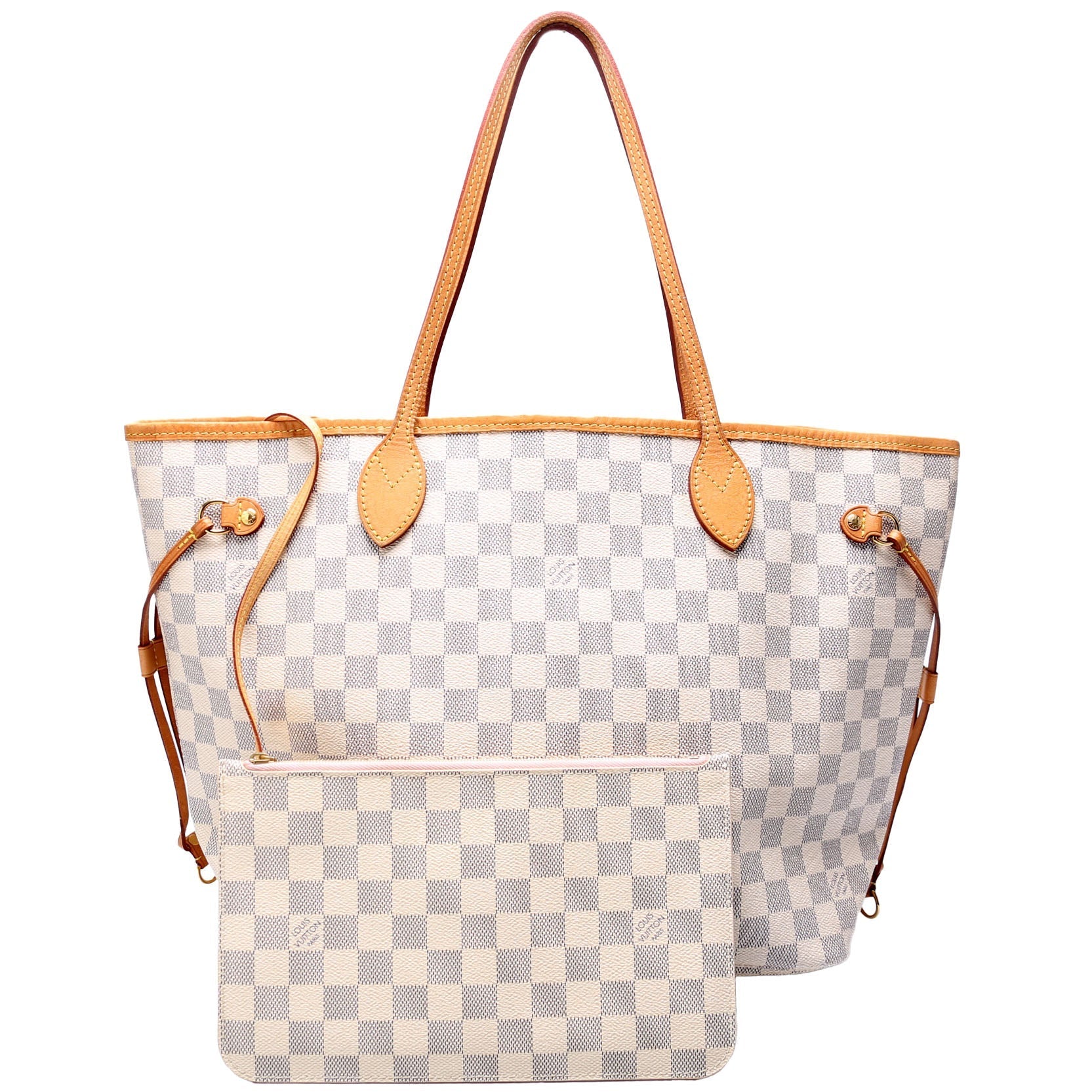 Louis Vuitton Neverfull MM Azur Wallet Case