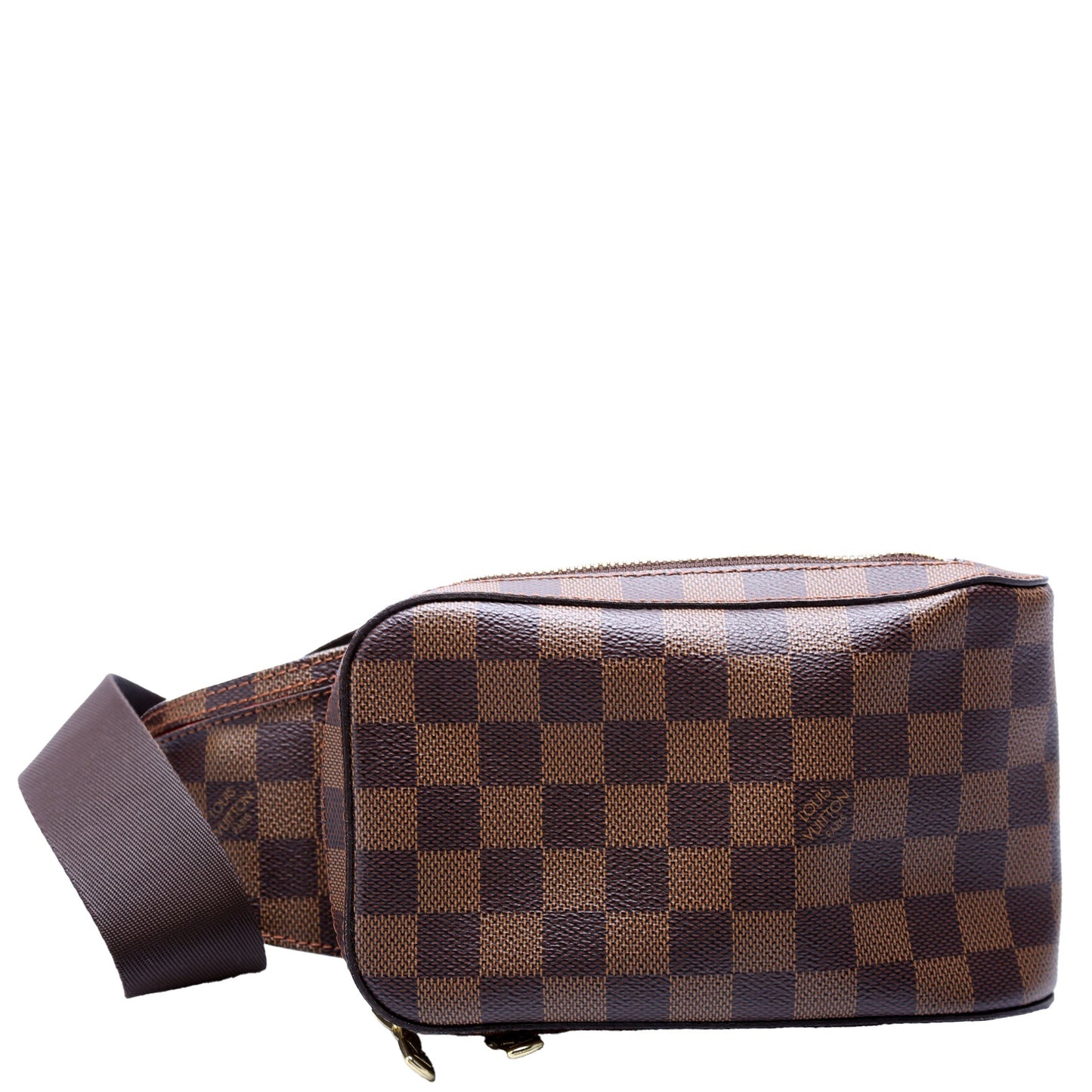 Louis Vuitton Geronimos Ebene Damier Handbag Ebene 35