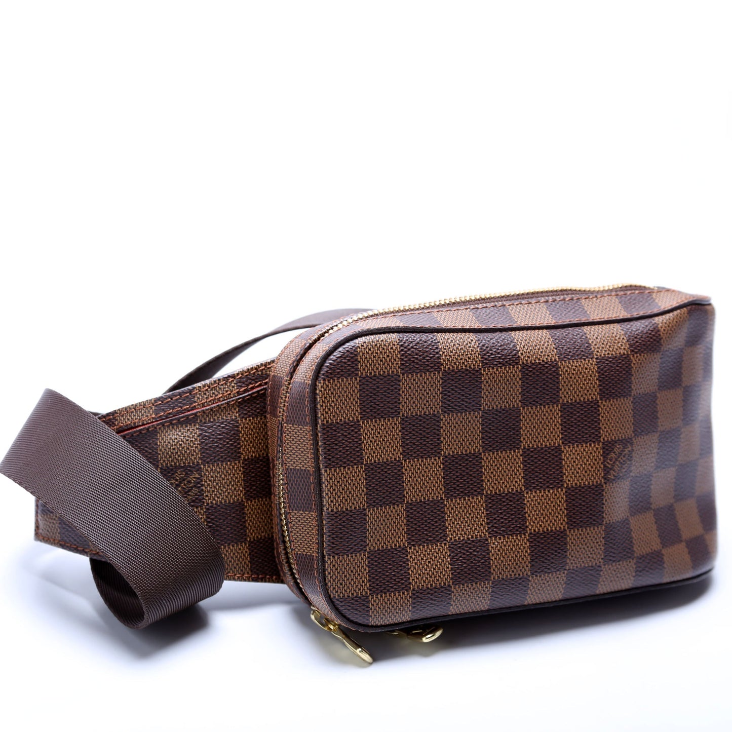 Louis Vuitton Geronimos Ebene Damier Handbag Ebene 35