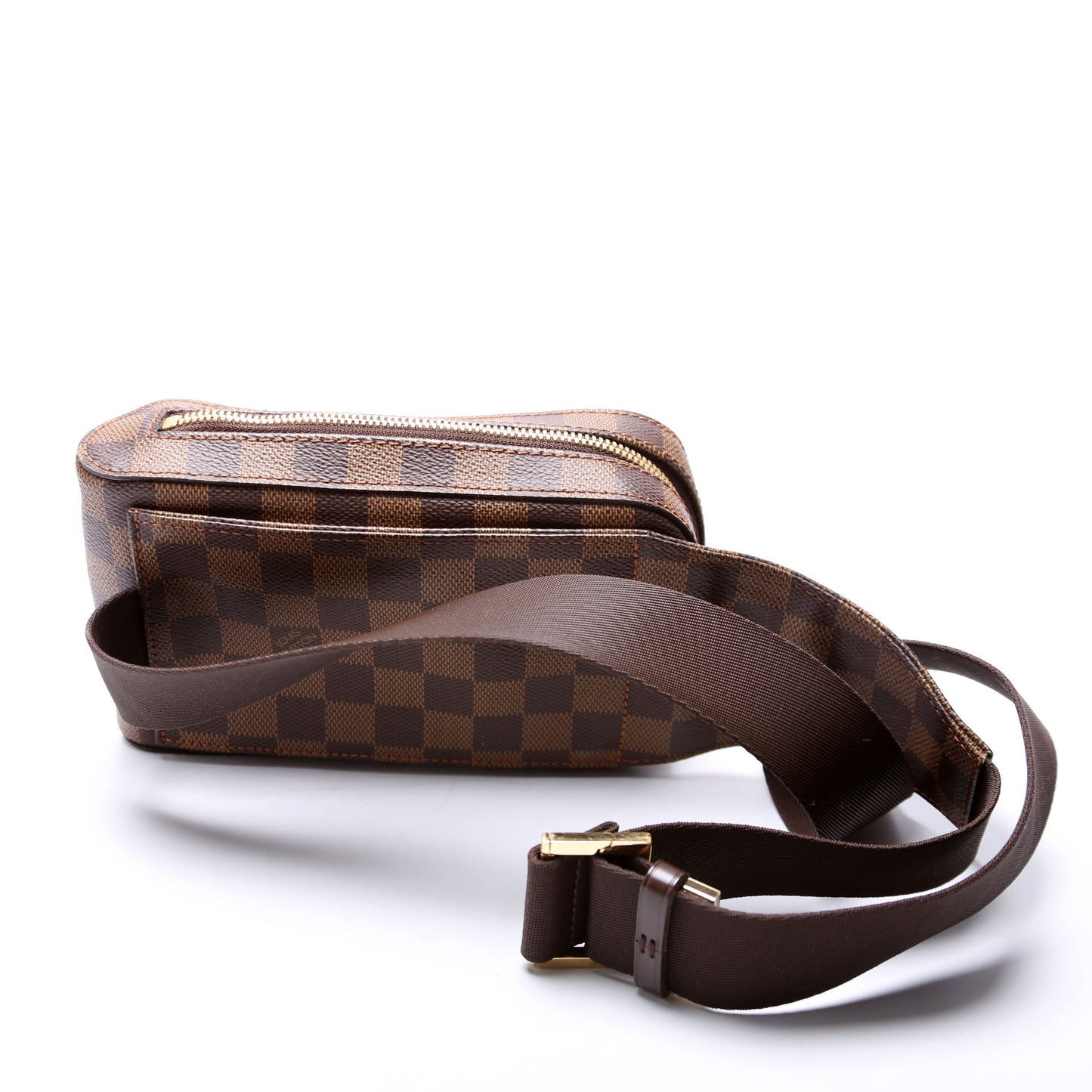 Louis Vuitton Geronimos Ebene Damier Handbag Ebene 35