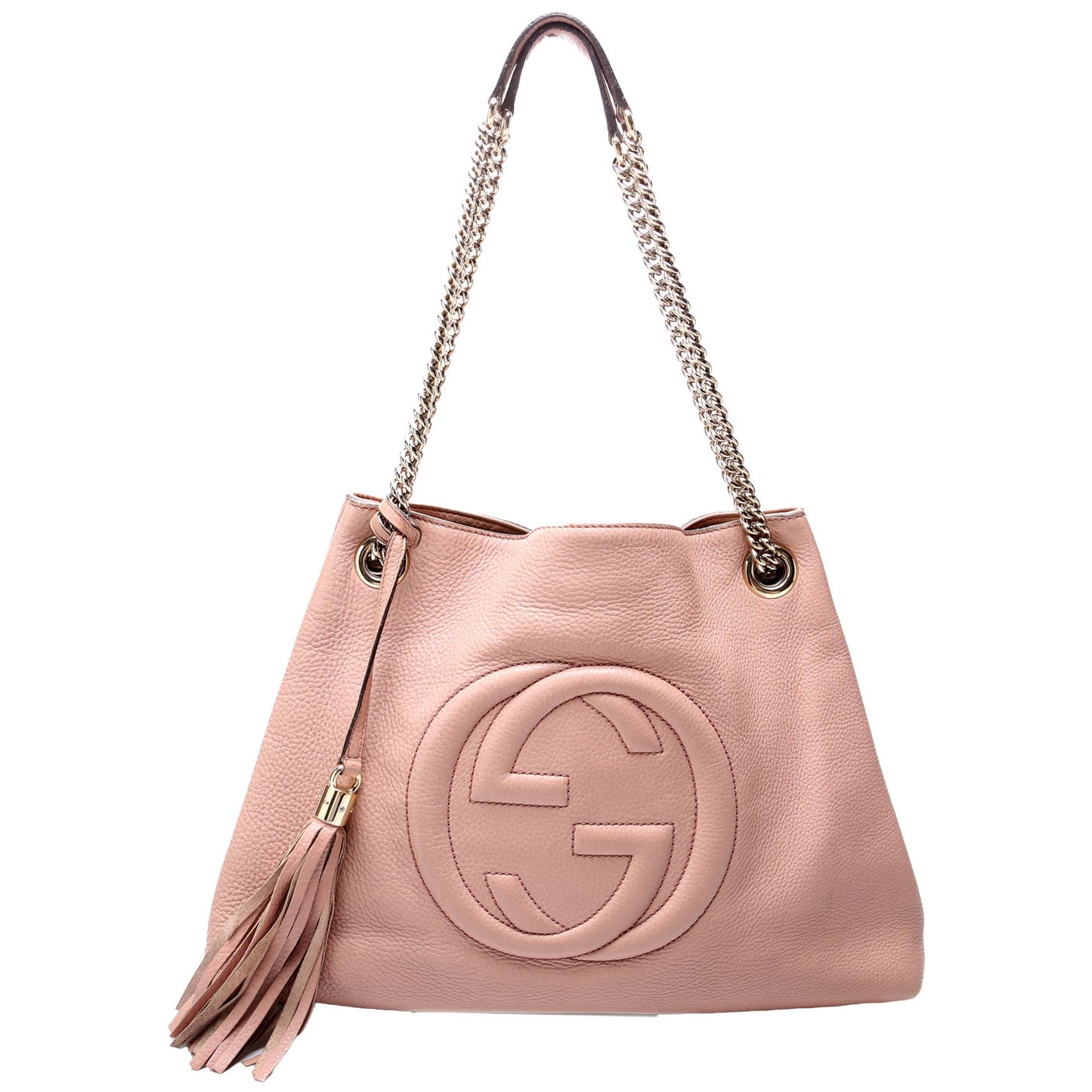 Gucci Soho Leather Tan Medium Shoulder Bag