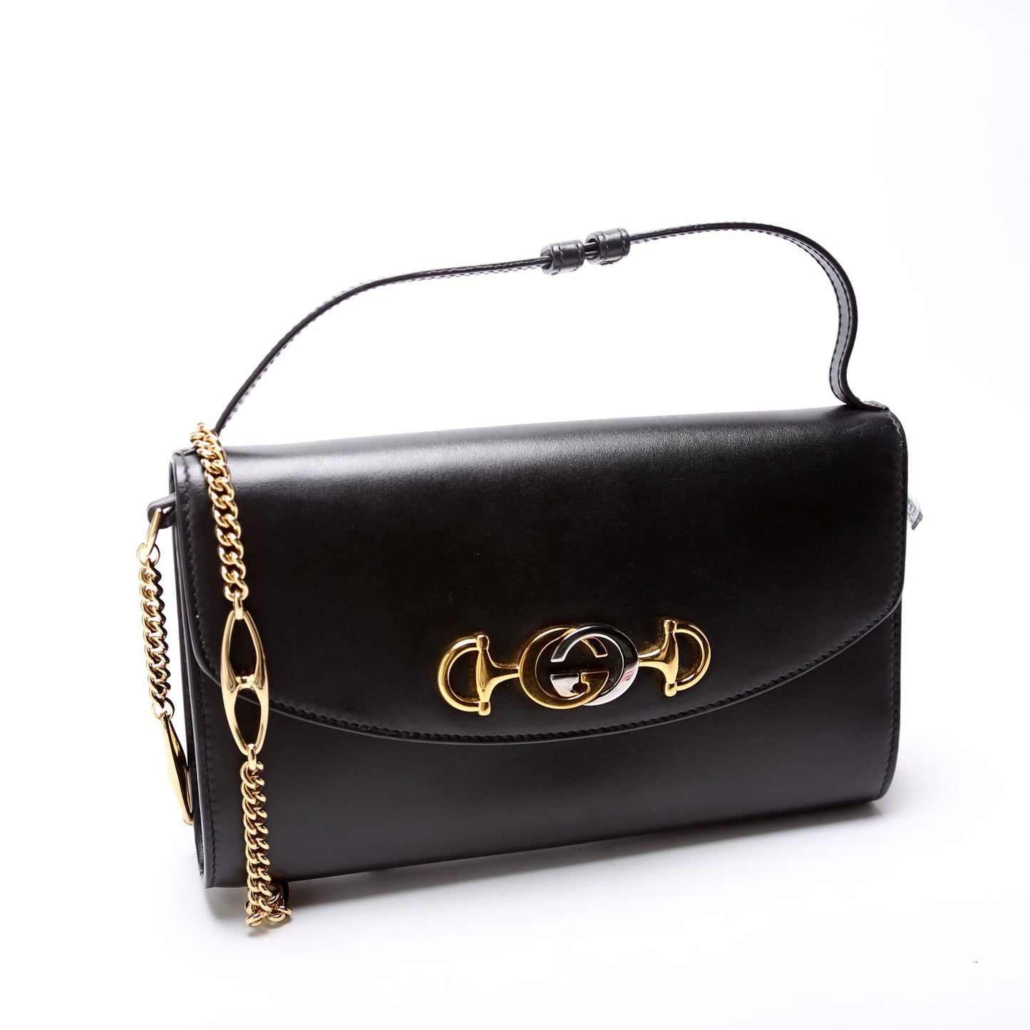 Gucci Zumi Calfskin Shoulder Bag Black Mini
