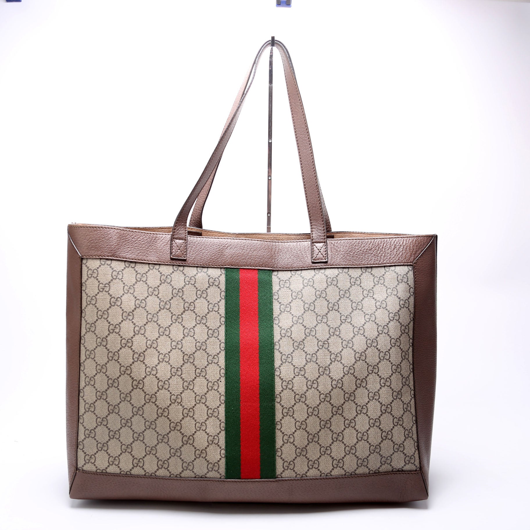 Gucci Ophidia Soft GG Supreme Brown Medium Tote Bag