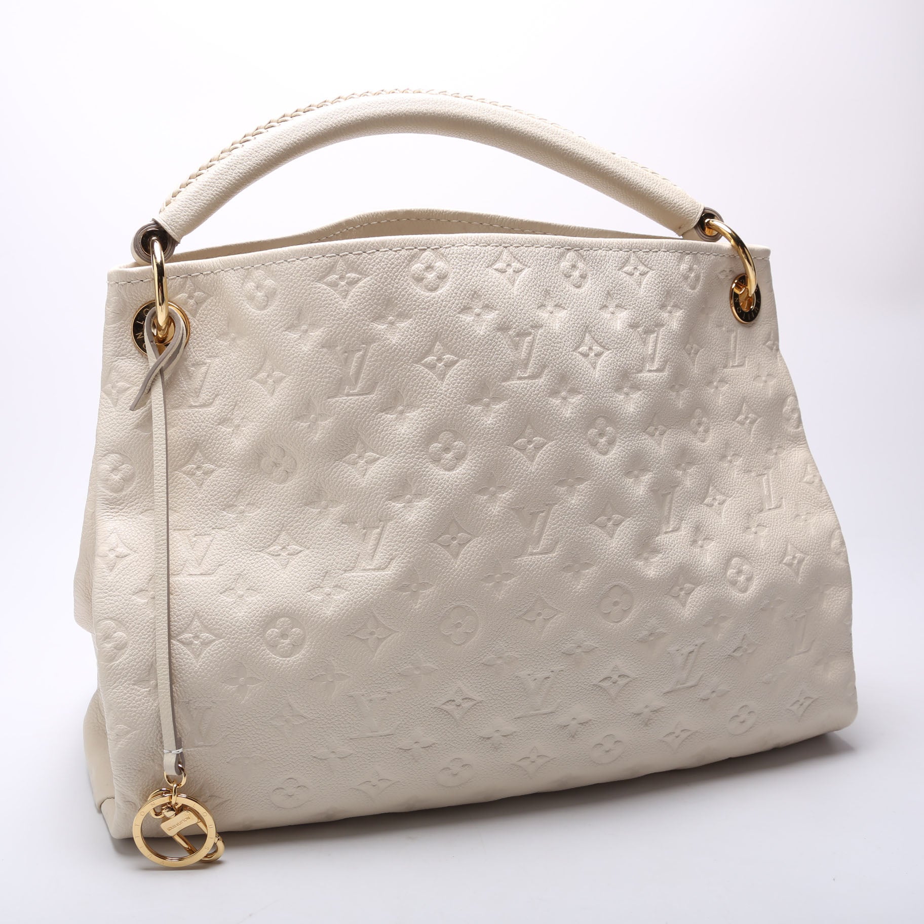 Louis Vuitton Artsy MM Empreinte White Handbag Empreinte White