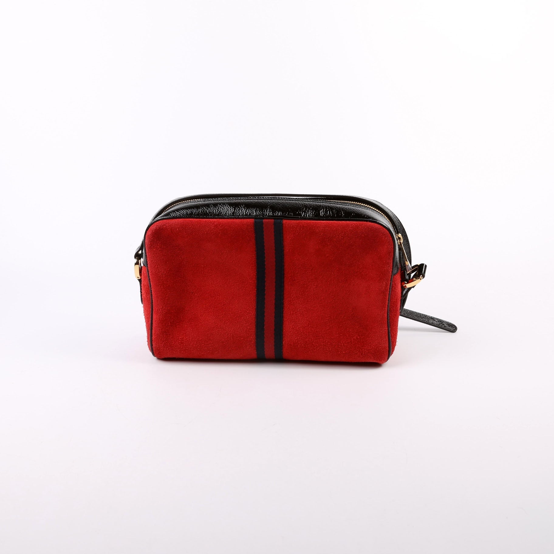 Gucci Ophidia Suede Red Small Crossbody Bag