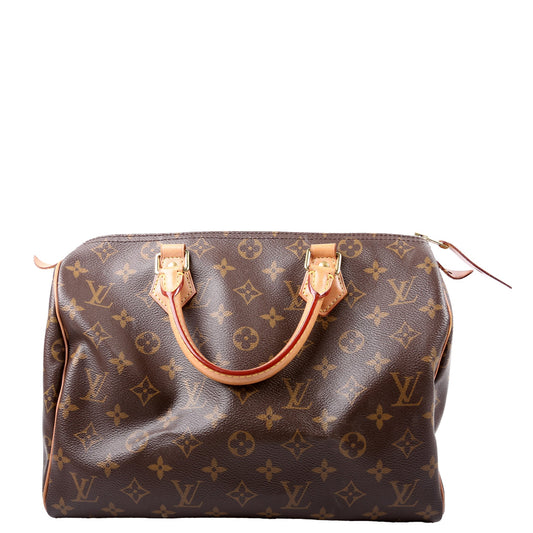 Louis Vuitton Speedy 30 Monogram Handbag Monogram 90
