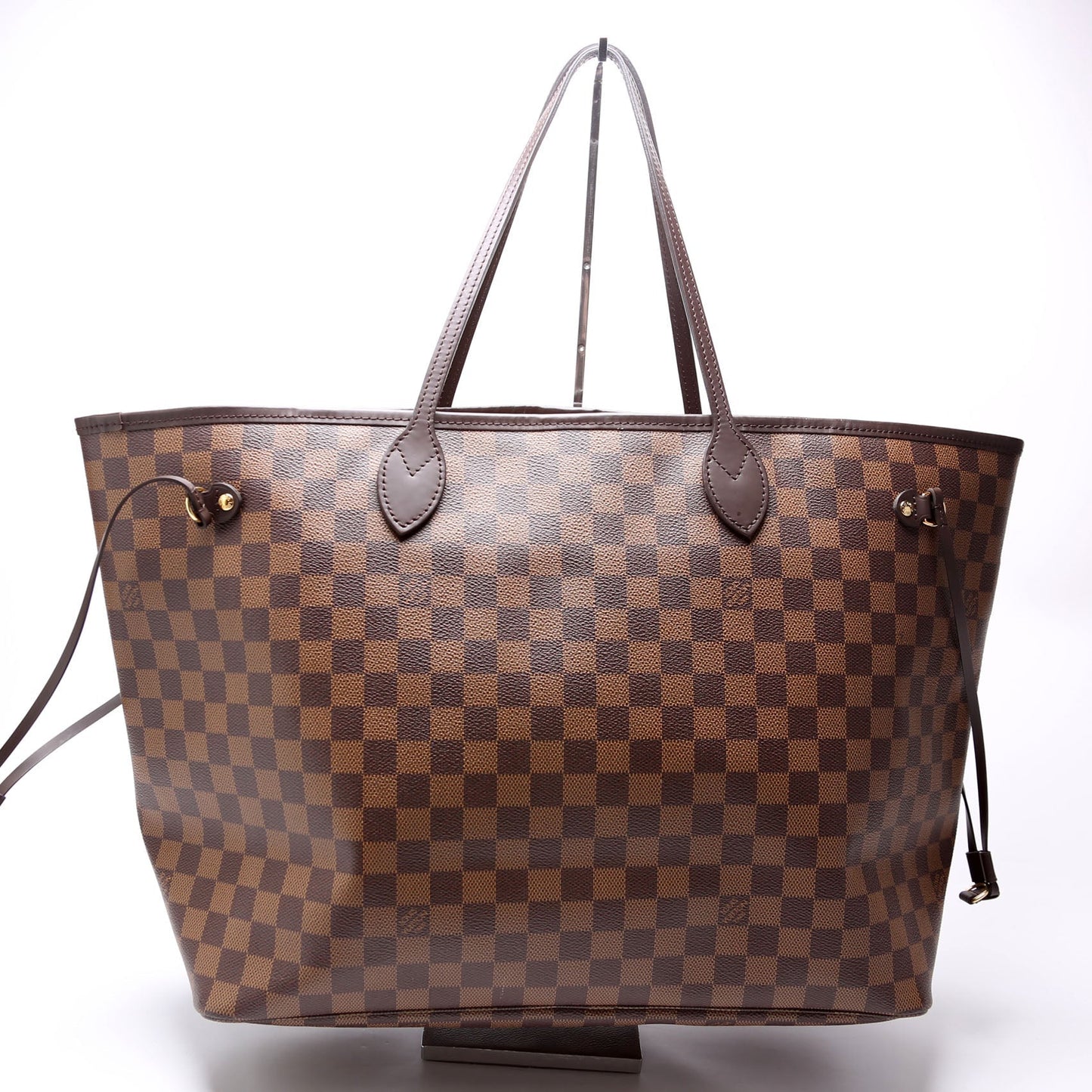 Louis Vuitton Neverfull W GM Ebene Damier Red Wallet Case