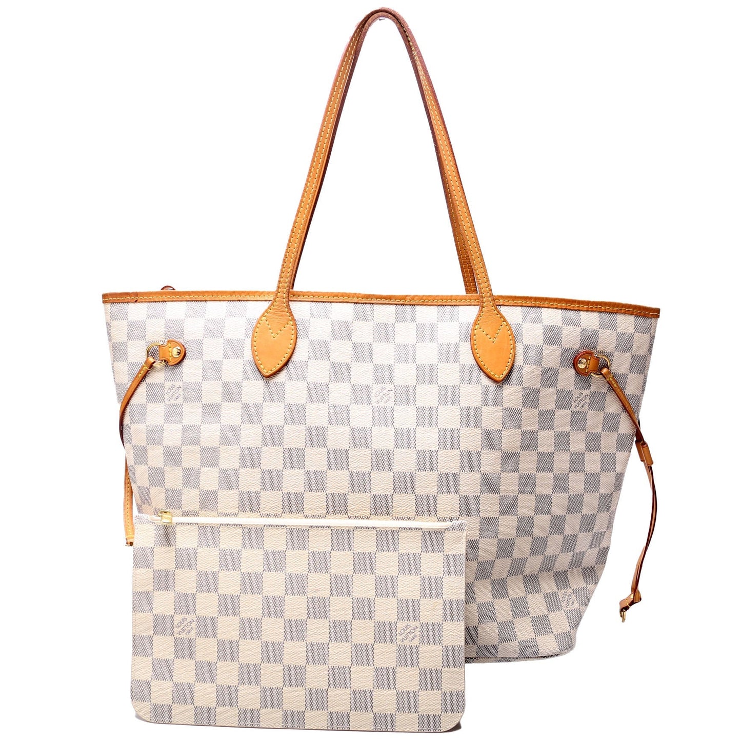 Louis Vuitton Neverfull MM Azur Damier Wallet Case Azur 7