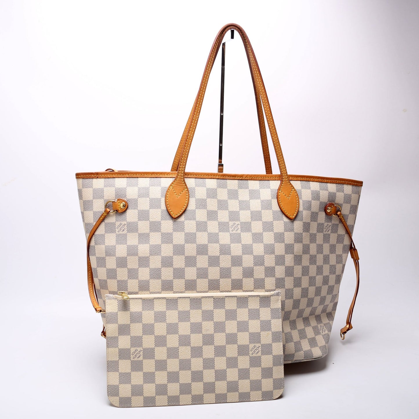 Louis Vuitton Neverfull MM Azur Damier Wallet Case Azur 7