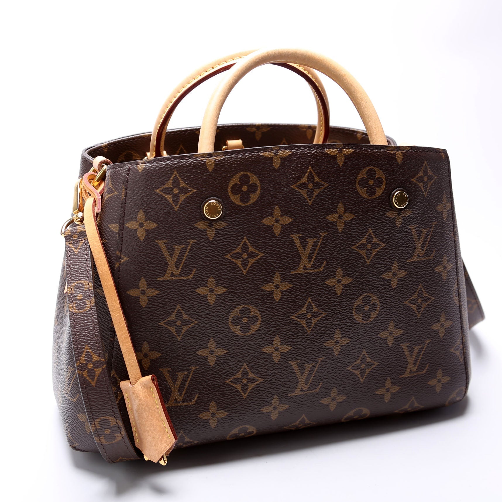 Louis Vuitton Montaigne BB Monogram Handbag Monogram 16