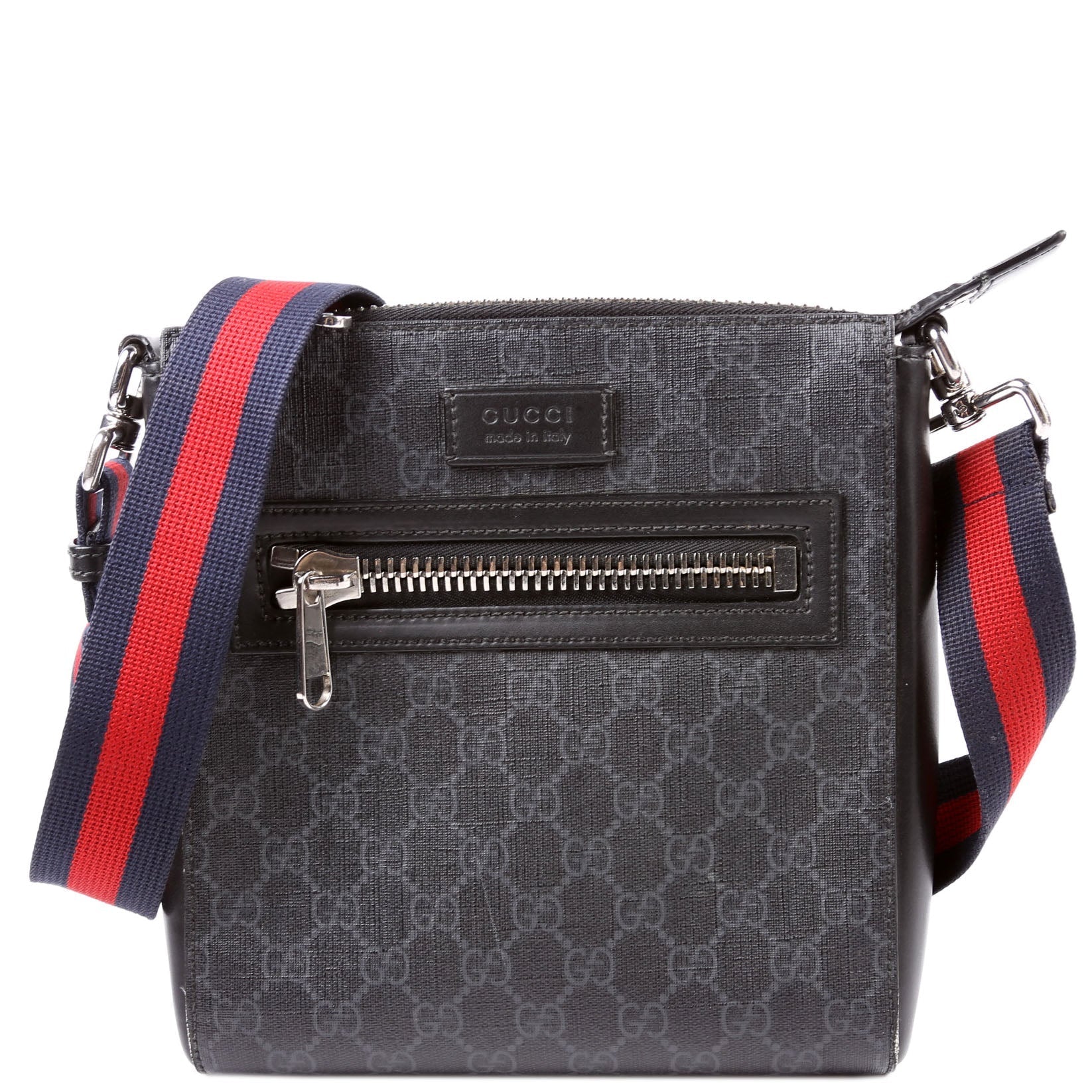 Gucci Supreme Messenger Black Travel Bag