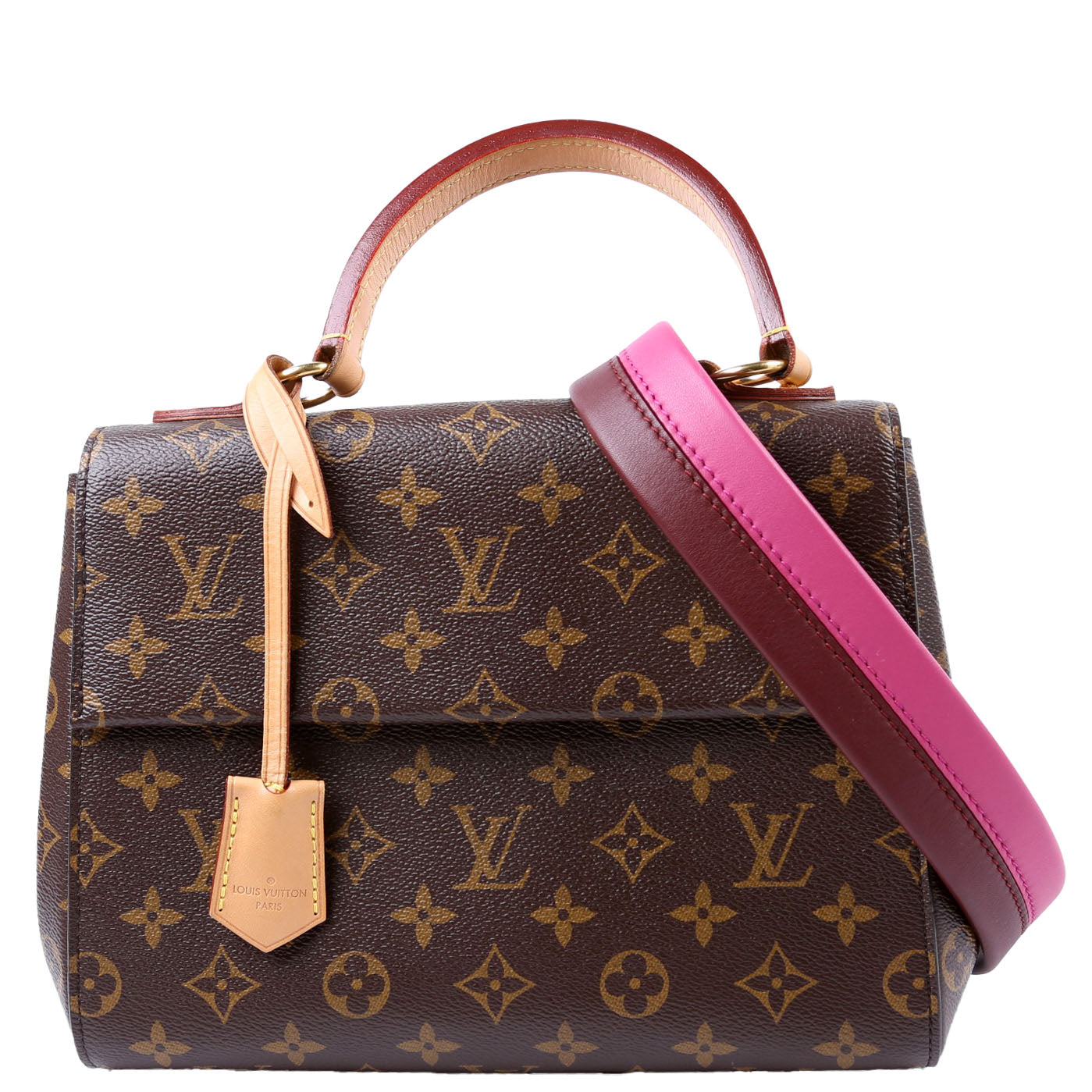 Louis Vuitton Cluny BB Monogram Pink Handbag
