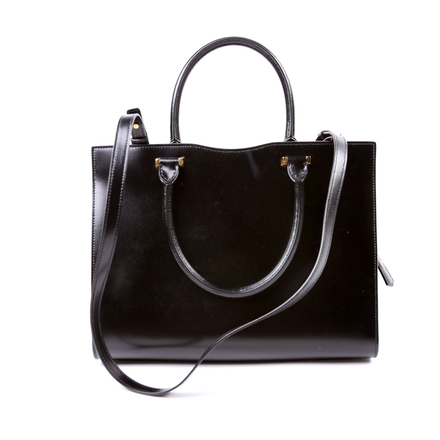 YSL Saint Laurent Saint Laurent Uptown Satchel Bag Black Medium Travel Bag