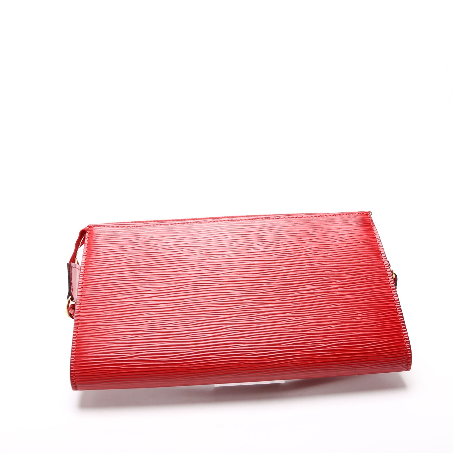 Louis Vuitton Pochette Accessories Epi Red Clutch Bag