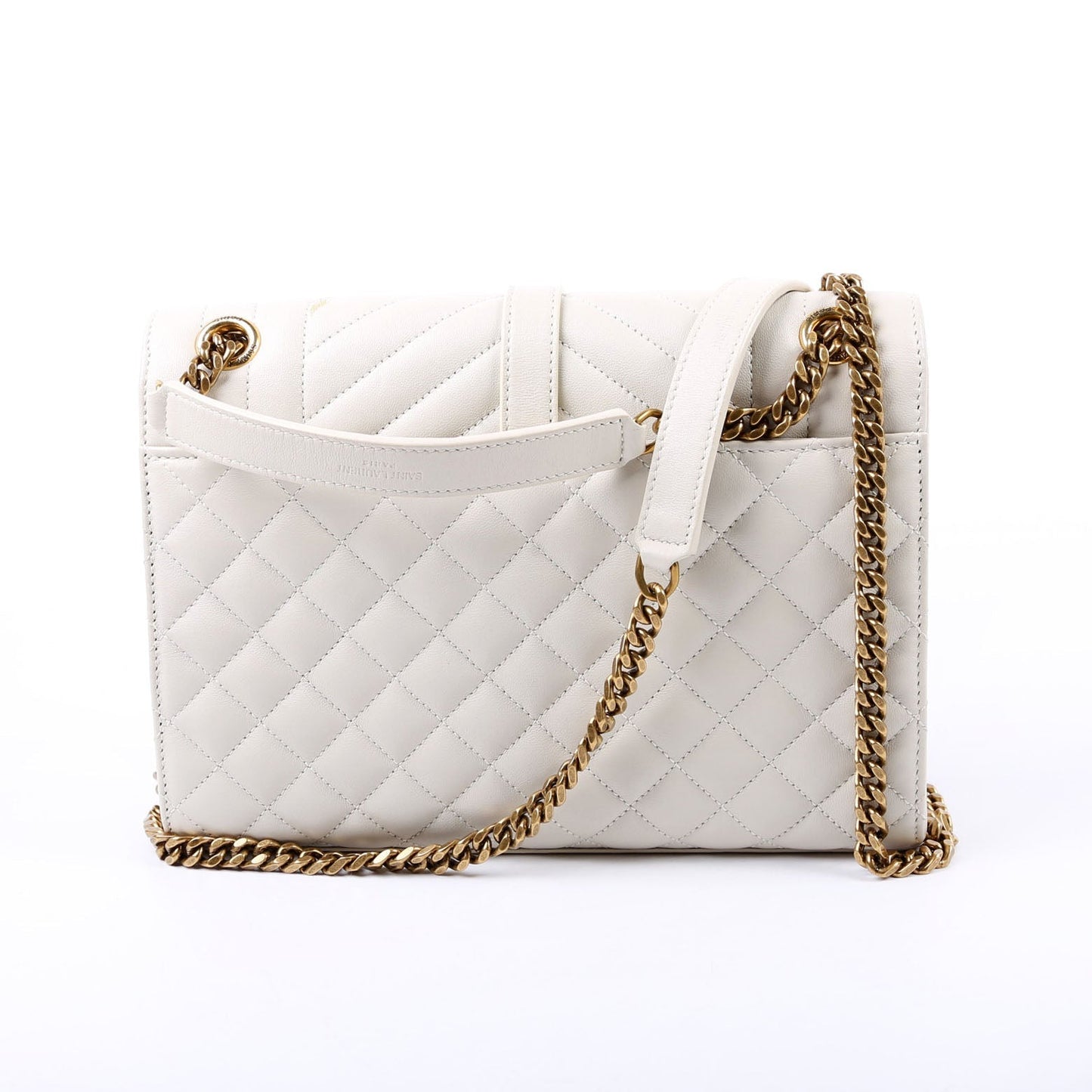 YSL Saint Laurent Saint Laurent Envelope Tri Quilt Bag Medium Travel Bag