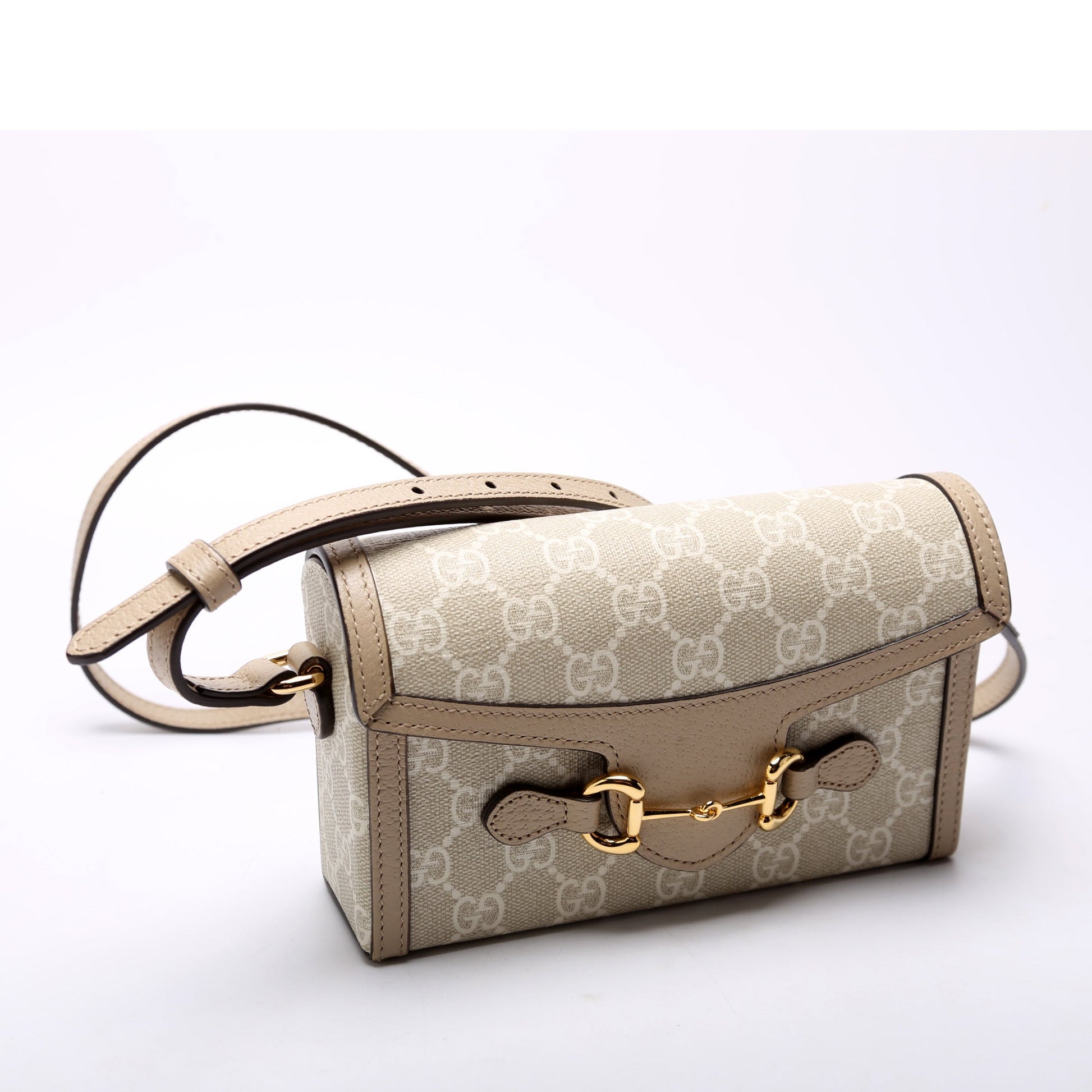 Gucci Horsebit Beige Mini Travel Bag