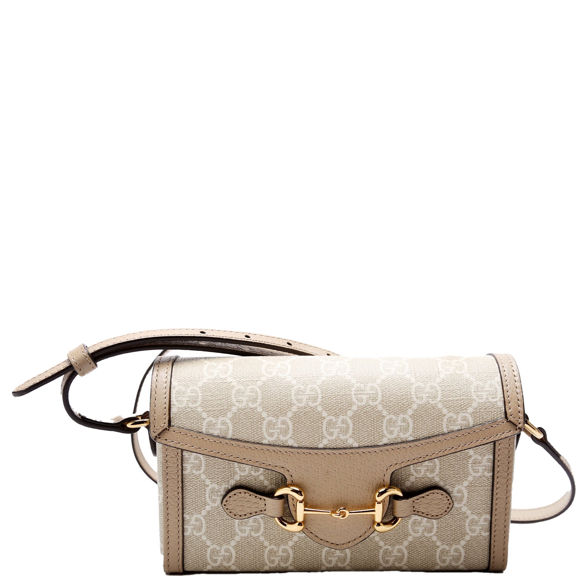 Gucci Horsebit Beige Mini Travel Bag