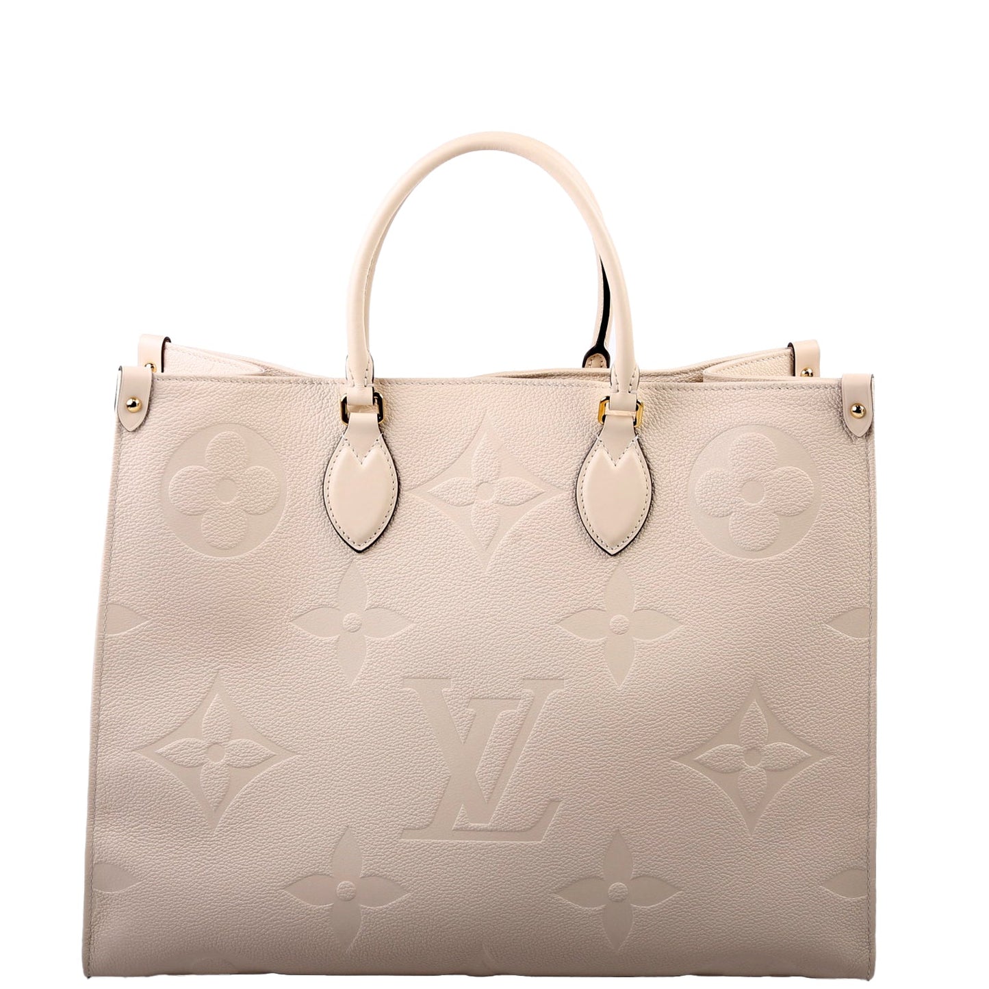 Louis Vuitton ONTHEGO GM Empreinte White Handbag