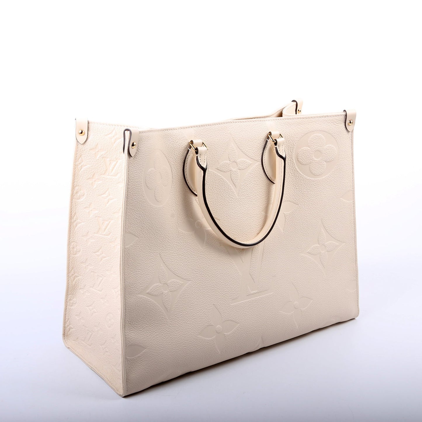 Louis Vuitton ONTHEGO GM Empreinte White Handbag