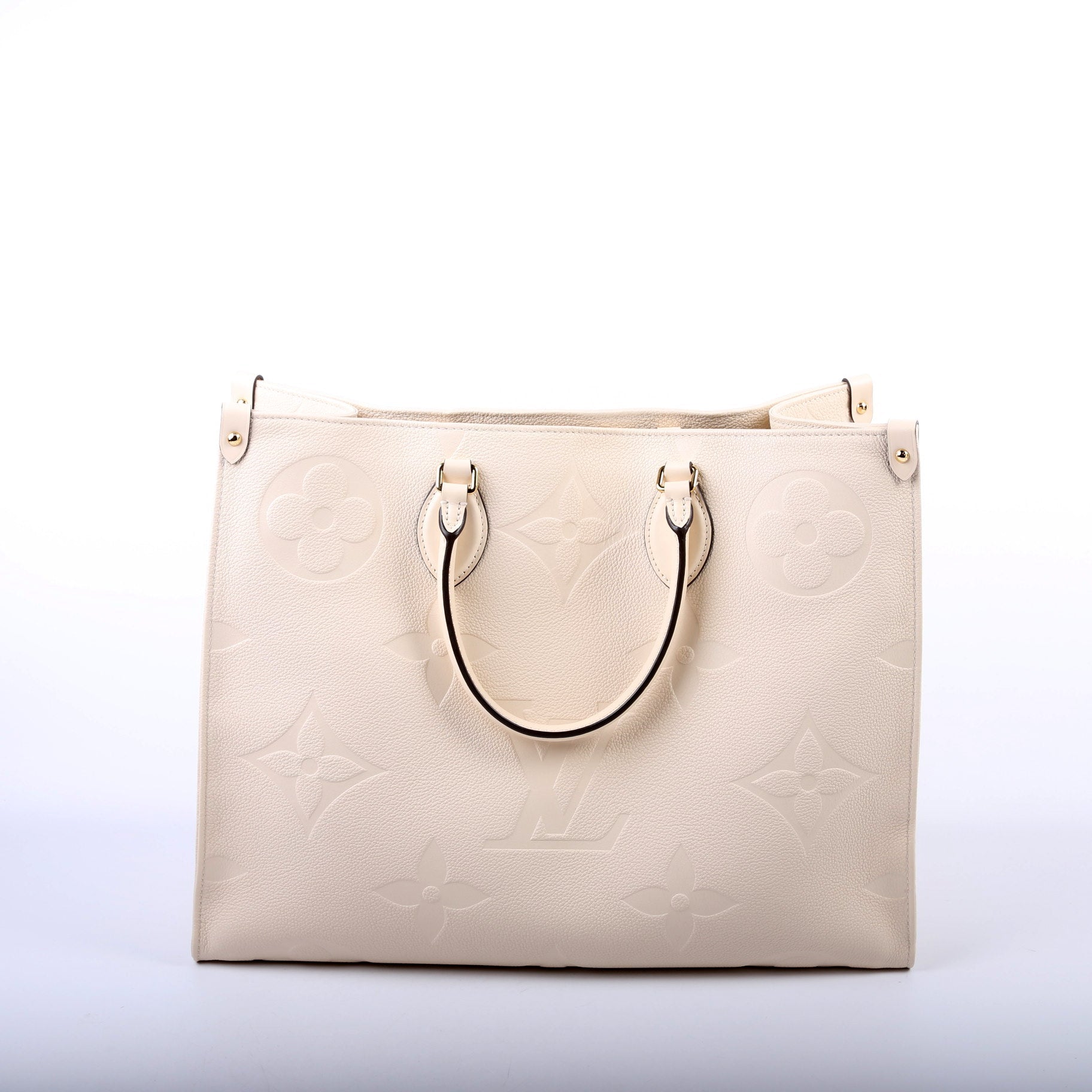 Louis Vuitton ONTHEGO GM Empreinte White Handbag