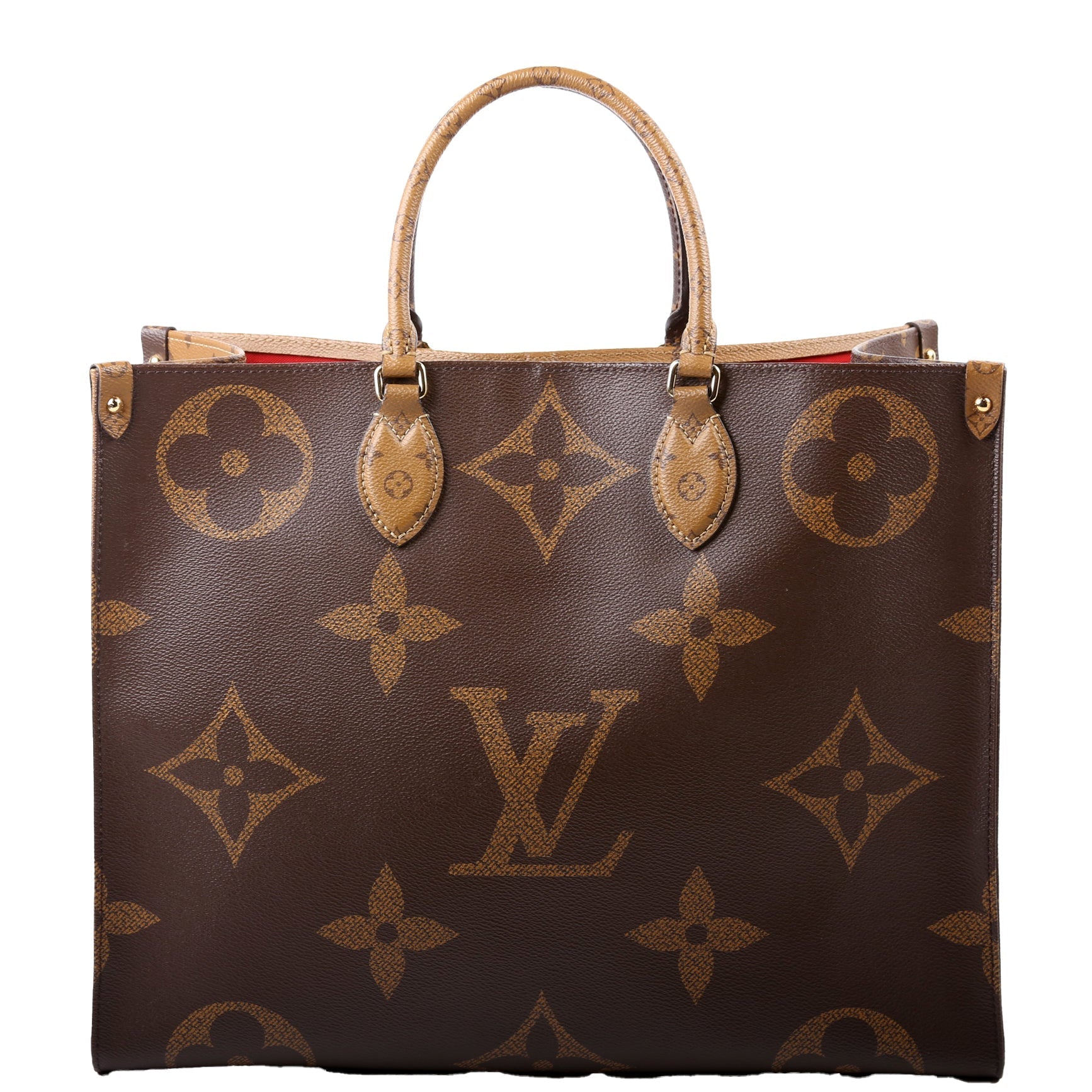 Louis Vuitton ONTHEGO GM Reverse Monogram Handbag Monogram 21