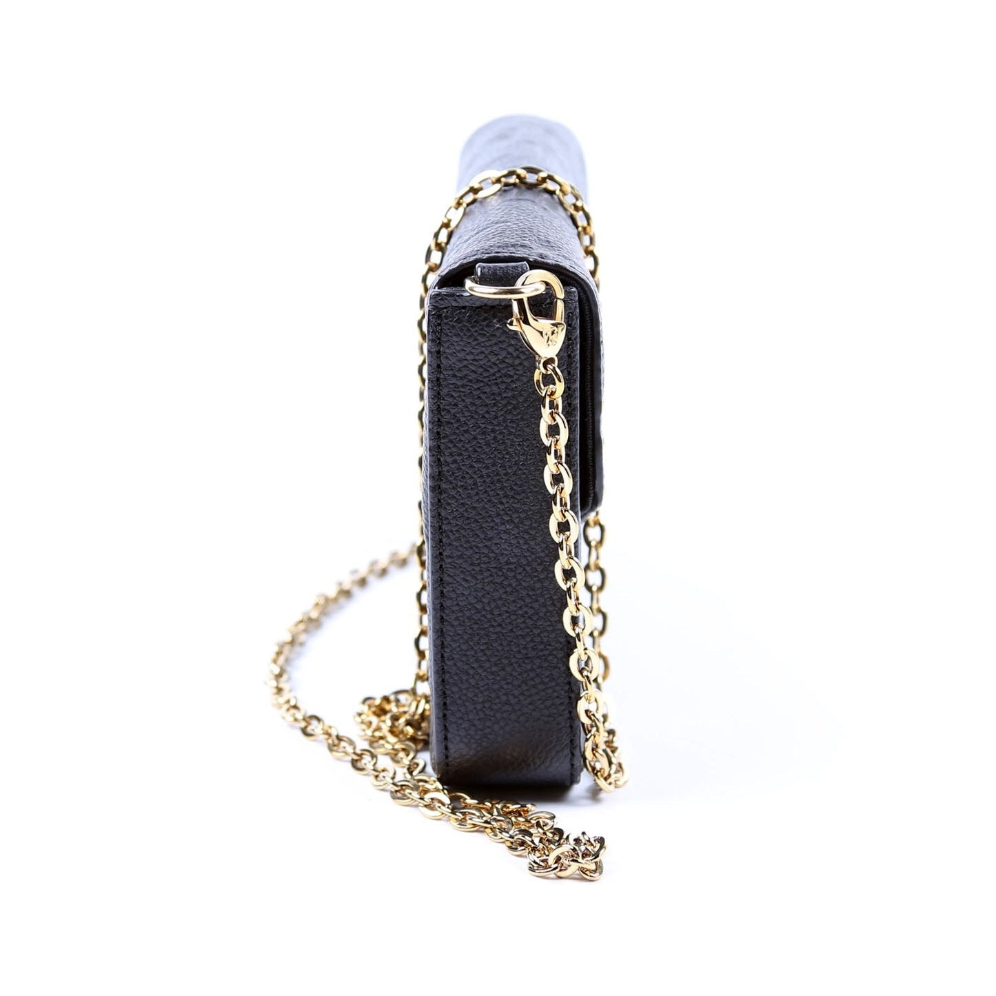 Louis Vuitton Pochette Felicie Empreinte Black Clutch Bag Black 7