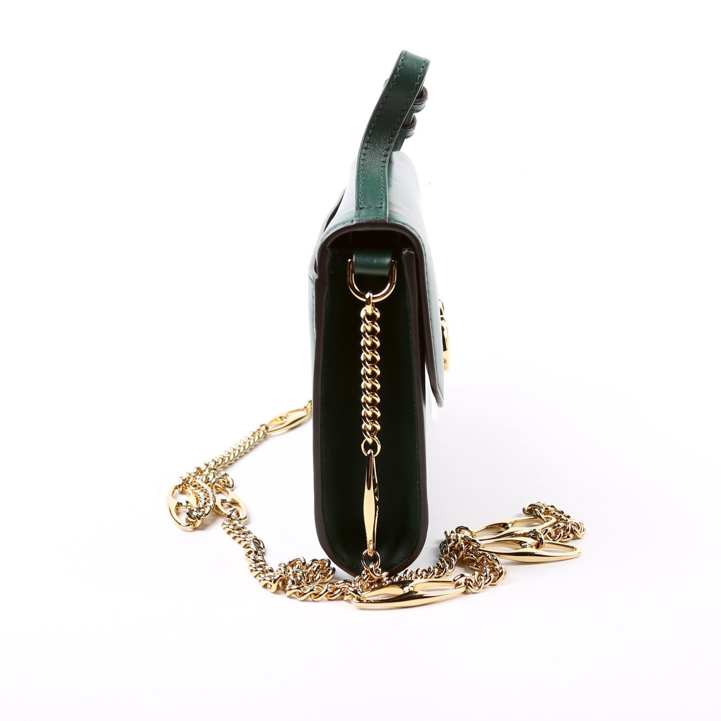 Gucci Zumi Calf Green Mini Shoulder Bag